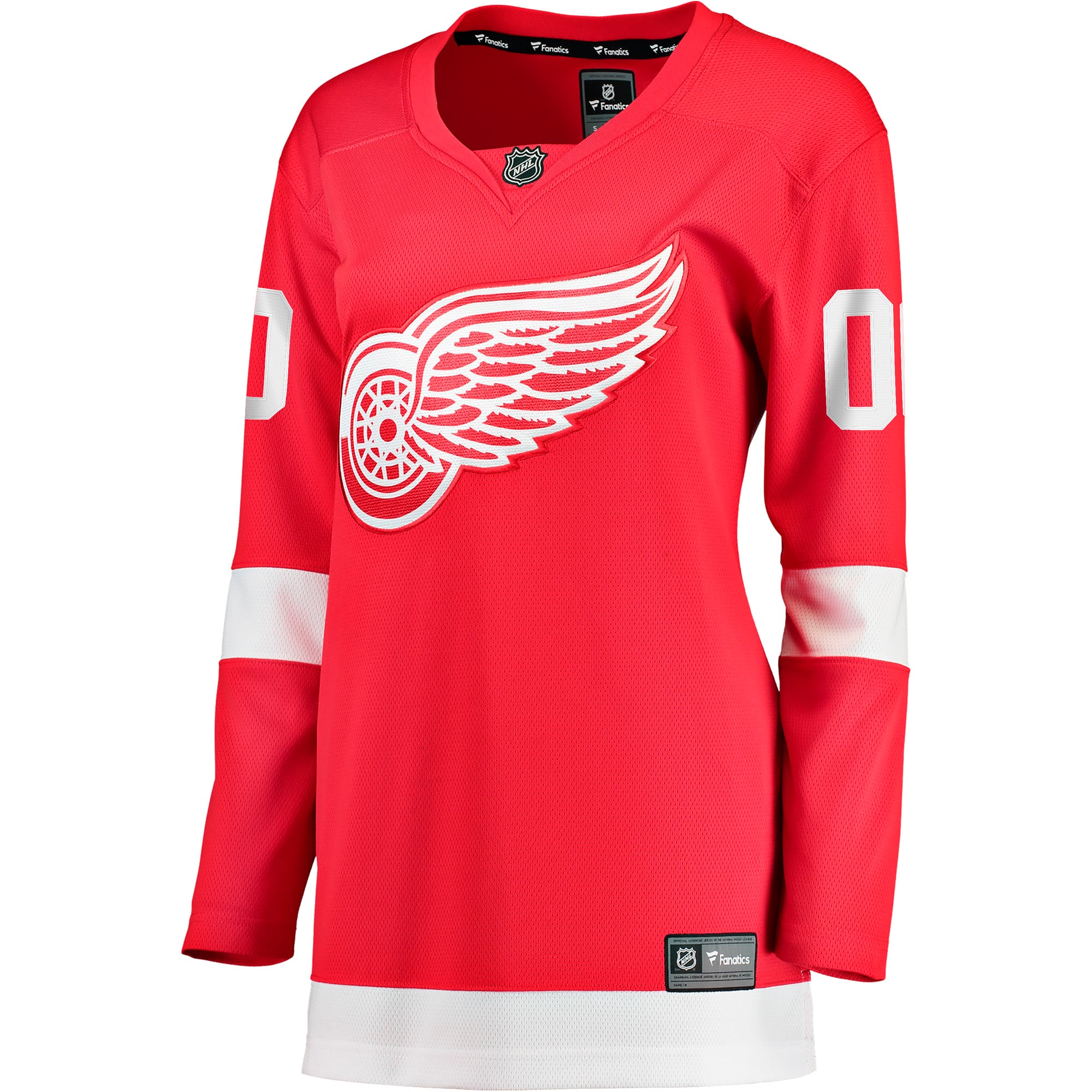Detroit Red Wings Women's Home Breakaway Custom Jersey - Red - Image 3