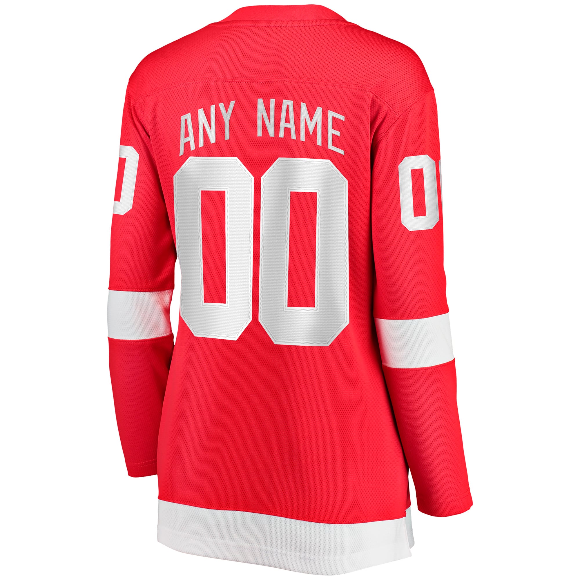Detroit Red Wings Women's Home Breakaway Custom Jersey - Red - Image 4