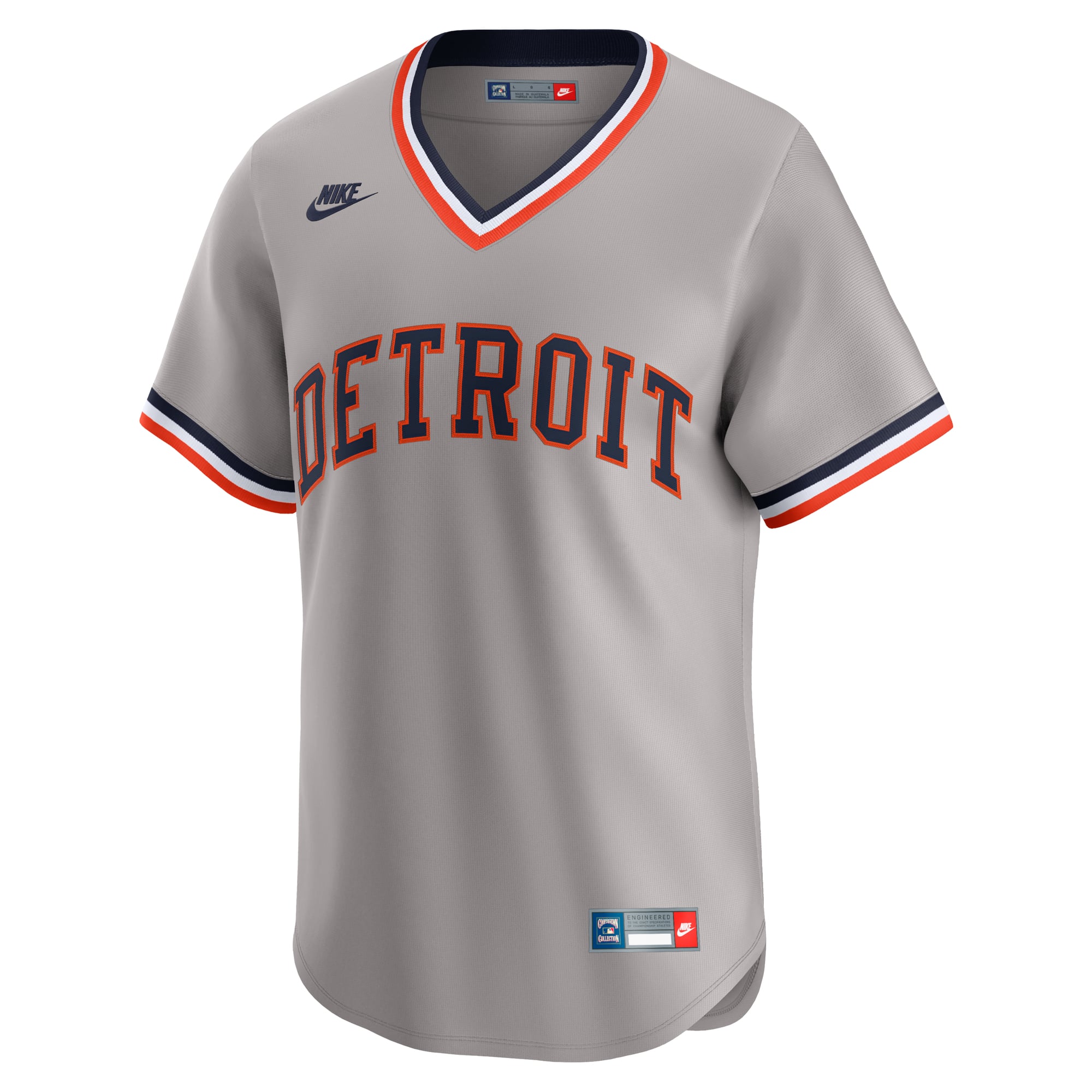 Detroit Tigers Cooperstown Collection Limited Jersey - Gray - Image 3