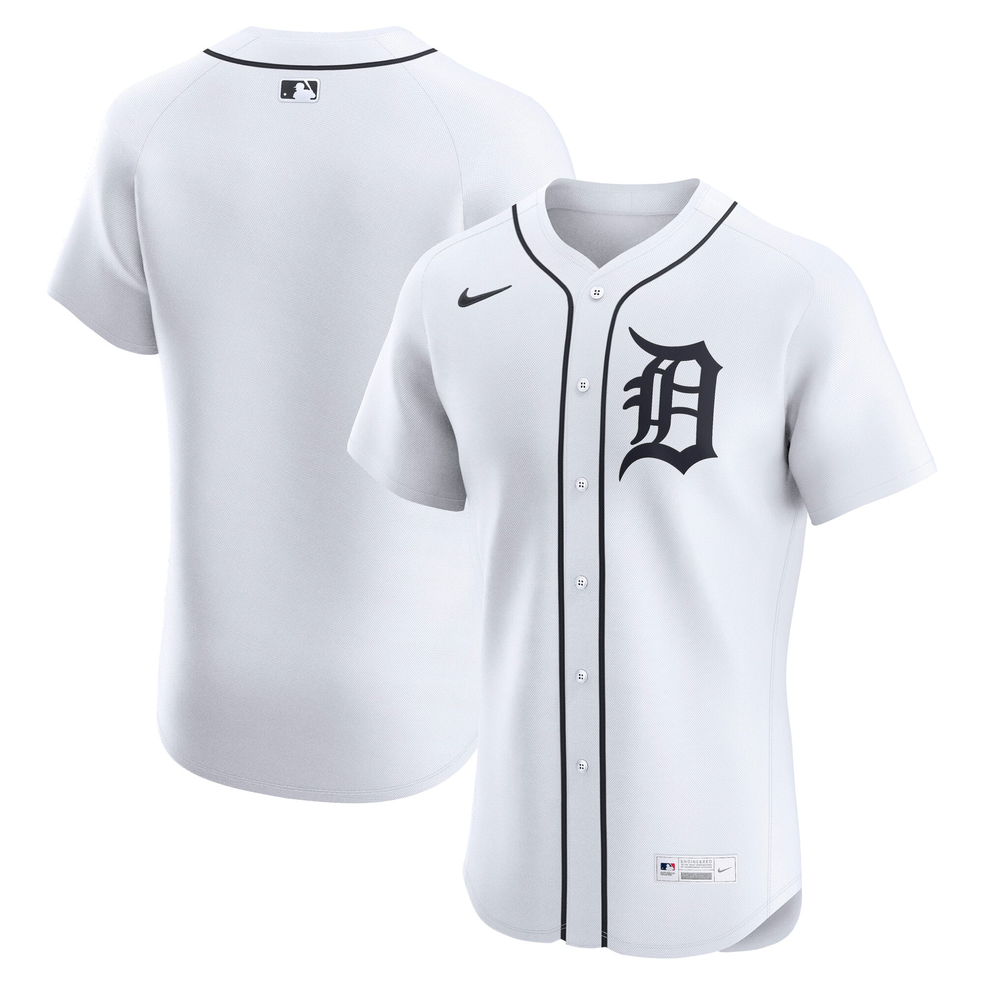 Detroit Tigers Home Elite Jersey - White