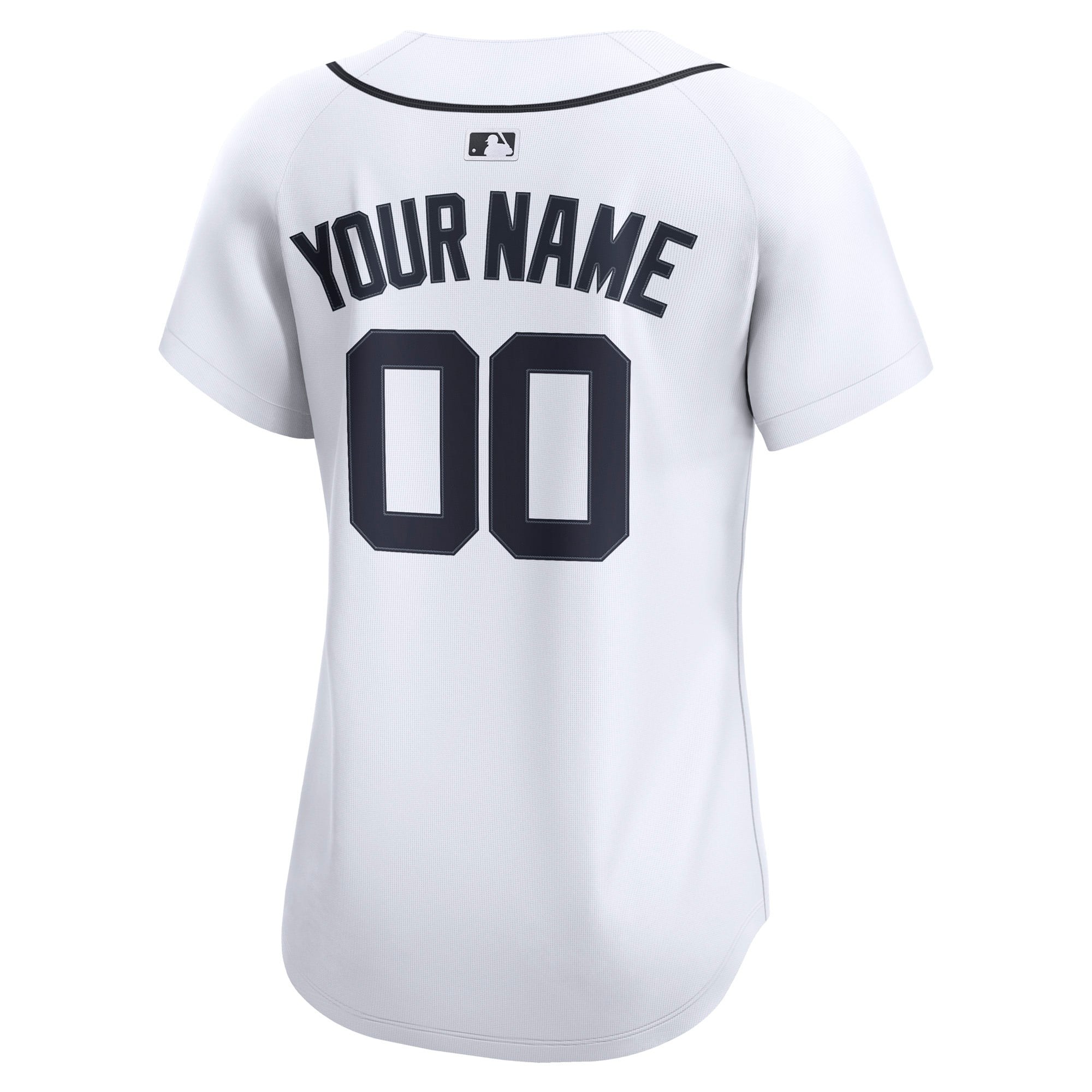 Detroit Tigers Women's Home Limited Custom Jersey - White - Image 4