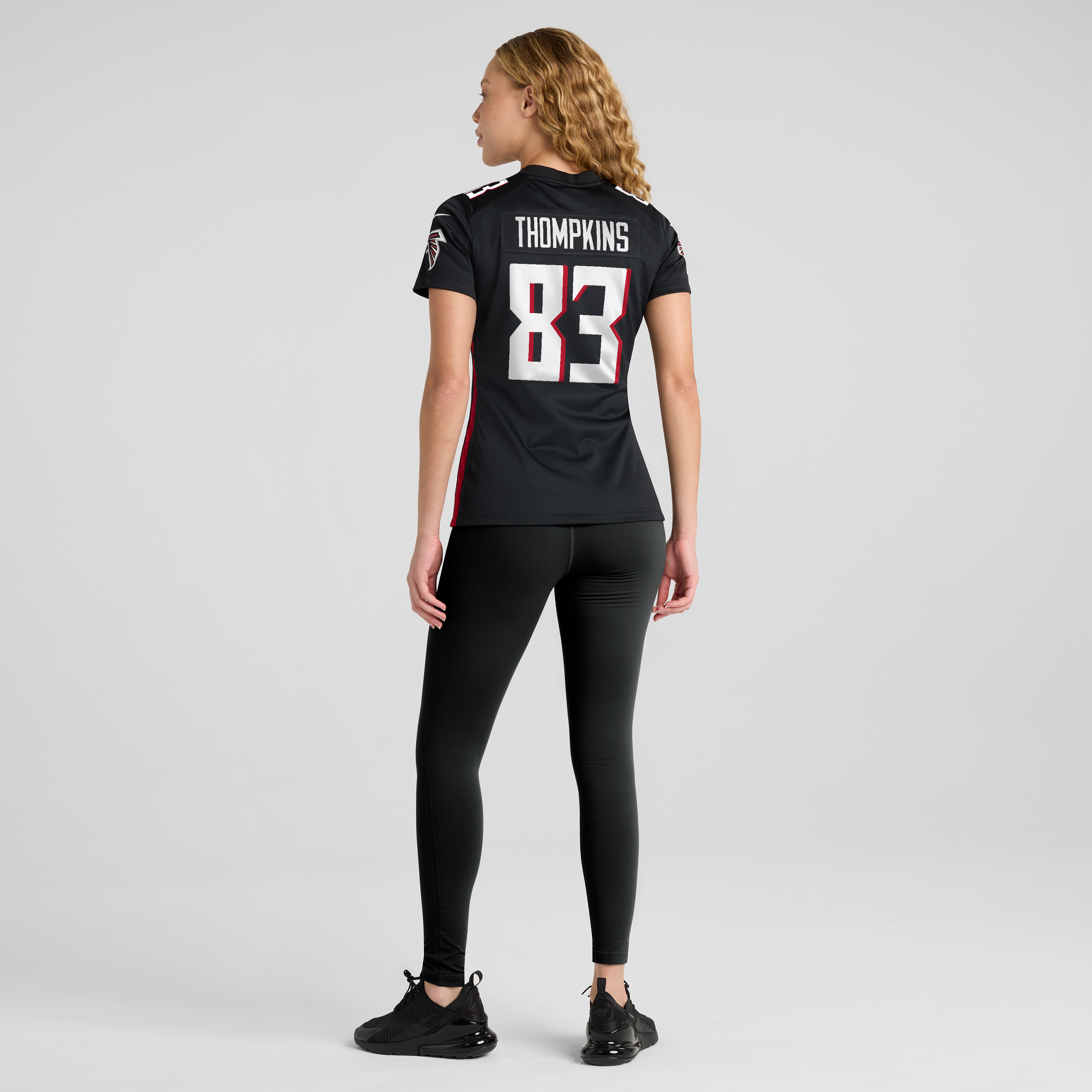 Deven Thompkins Atlanta Falcons Women's Team Game Jersey - Black - Image 6