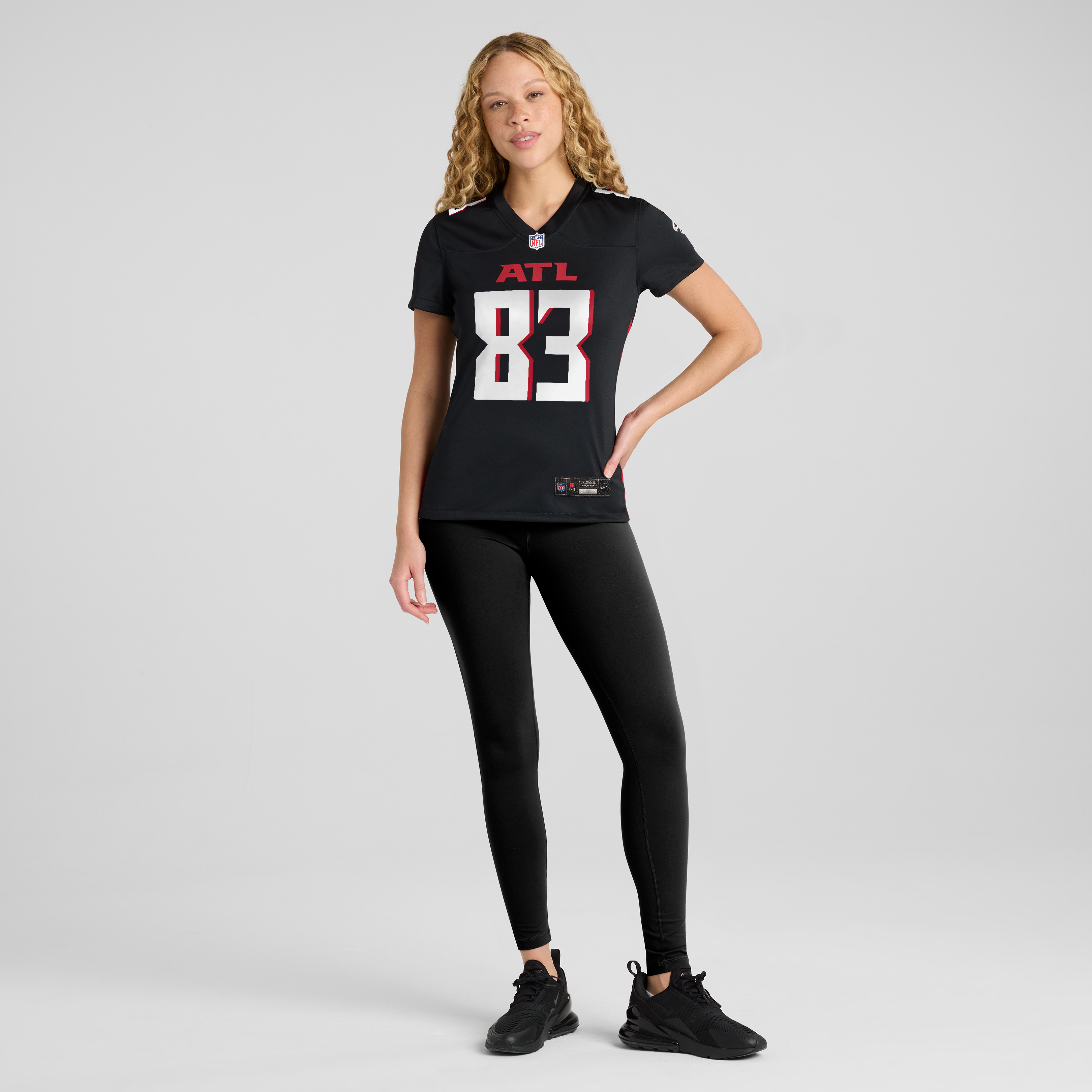 Deven Thompkins Atlanta Falcons Women's Team Game Jersey - Black - Image 5