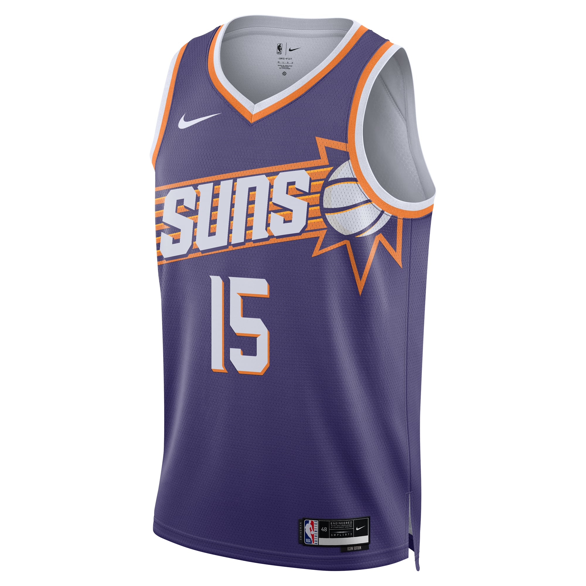 Devin Booker Phoenix Suns Unisex Swingman Player Jersey - Association Edition - Purple - Image 3