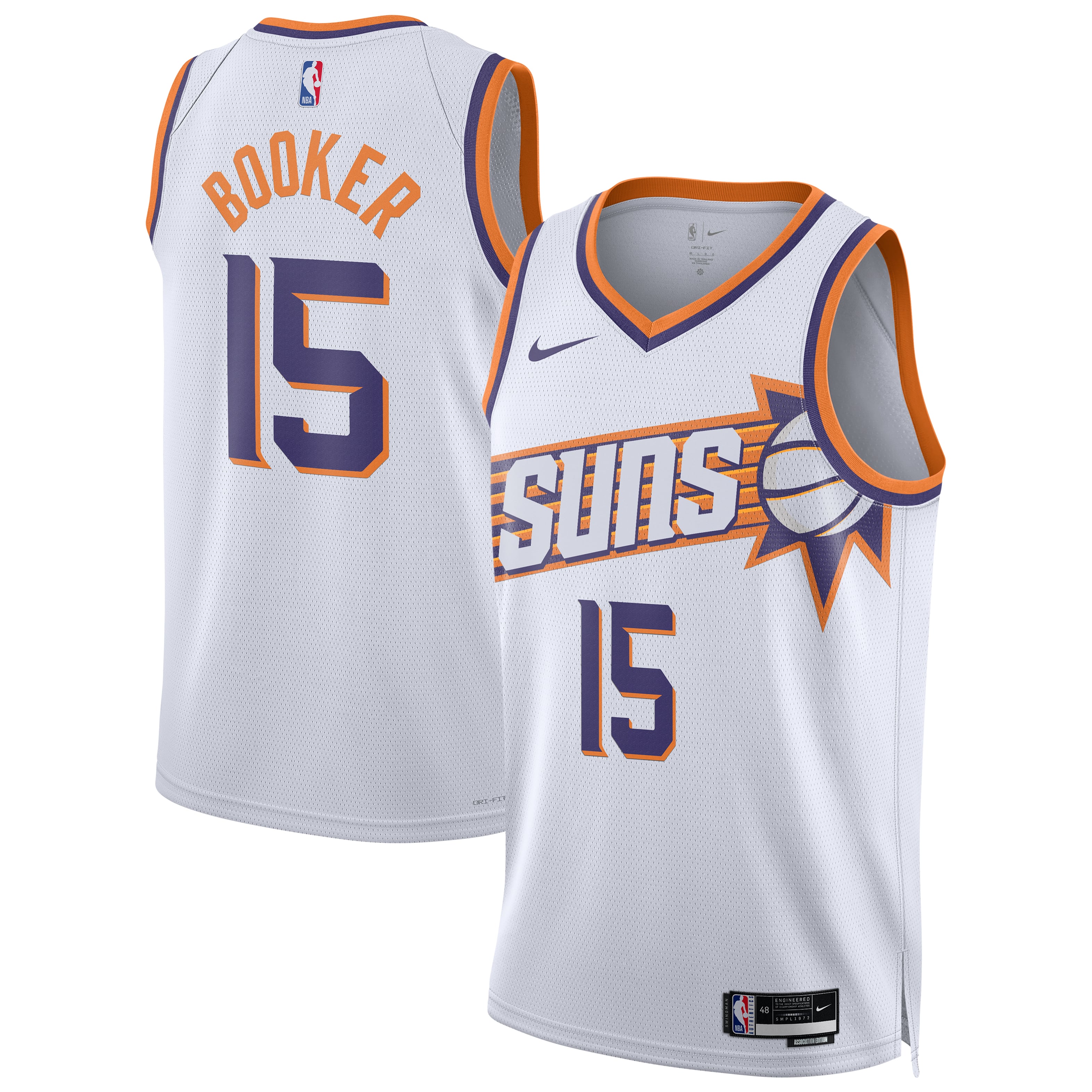 Devin Booker Phoenix Suns Unisex Swingman Player Jersey - Association Edition - White