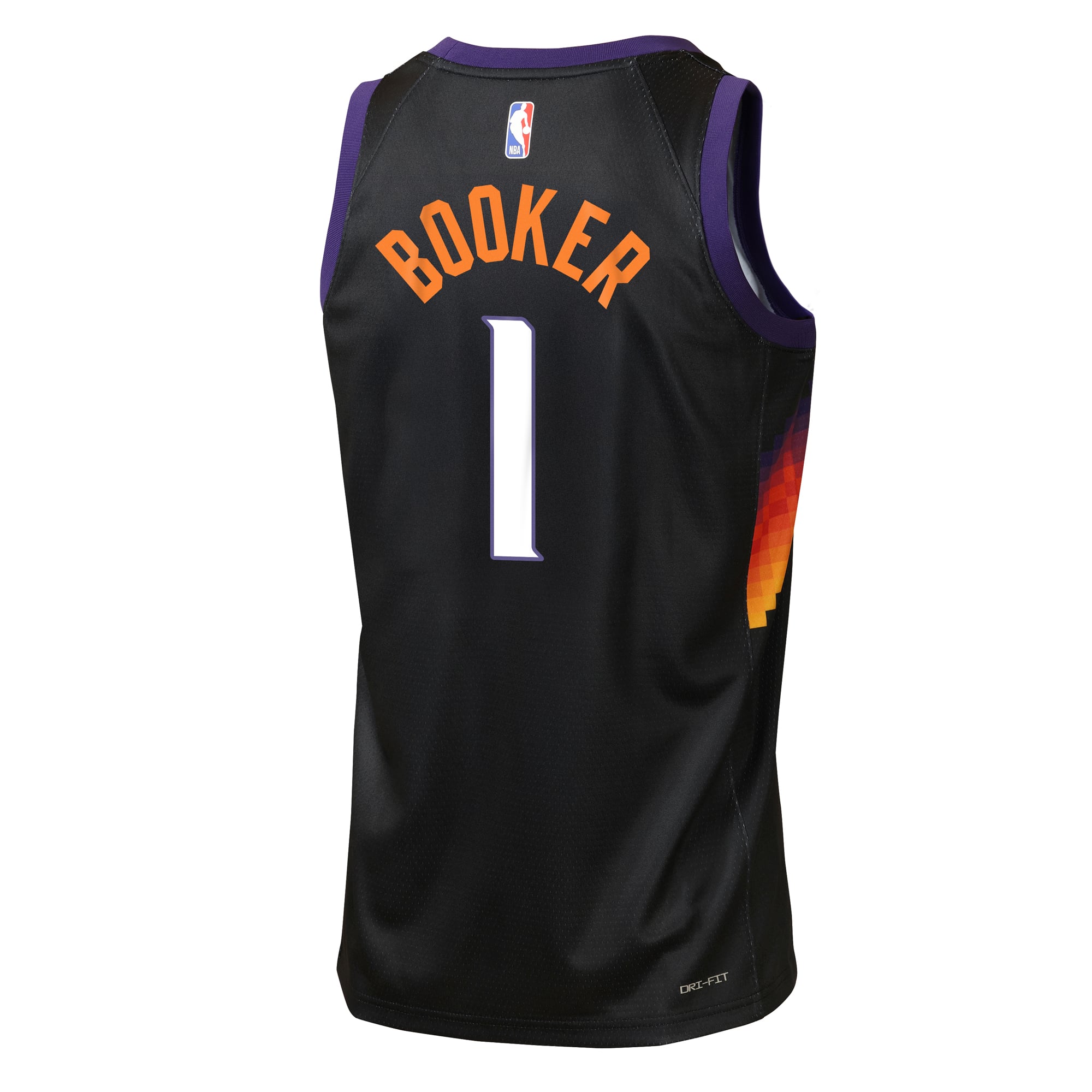 Devin Booker Phoenix Suns Youth 2025/26 City Edition Swingman Jersey - Black - Image 4