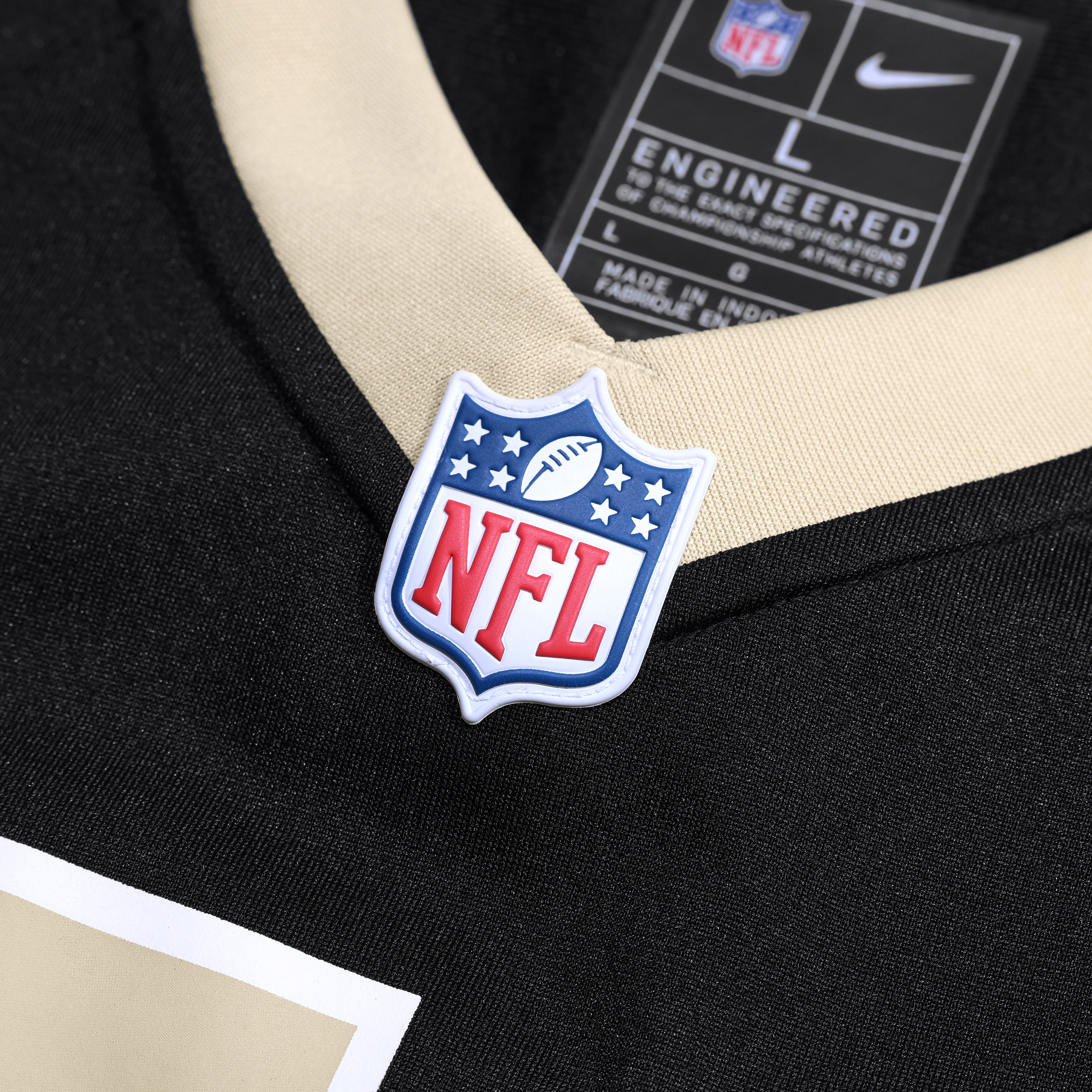 Devin Neal New Orleans Saints Team Game Jersey - Black - Image 5