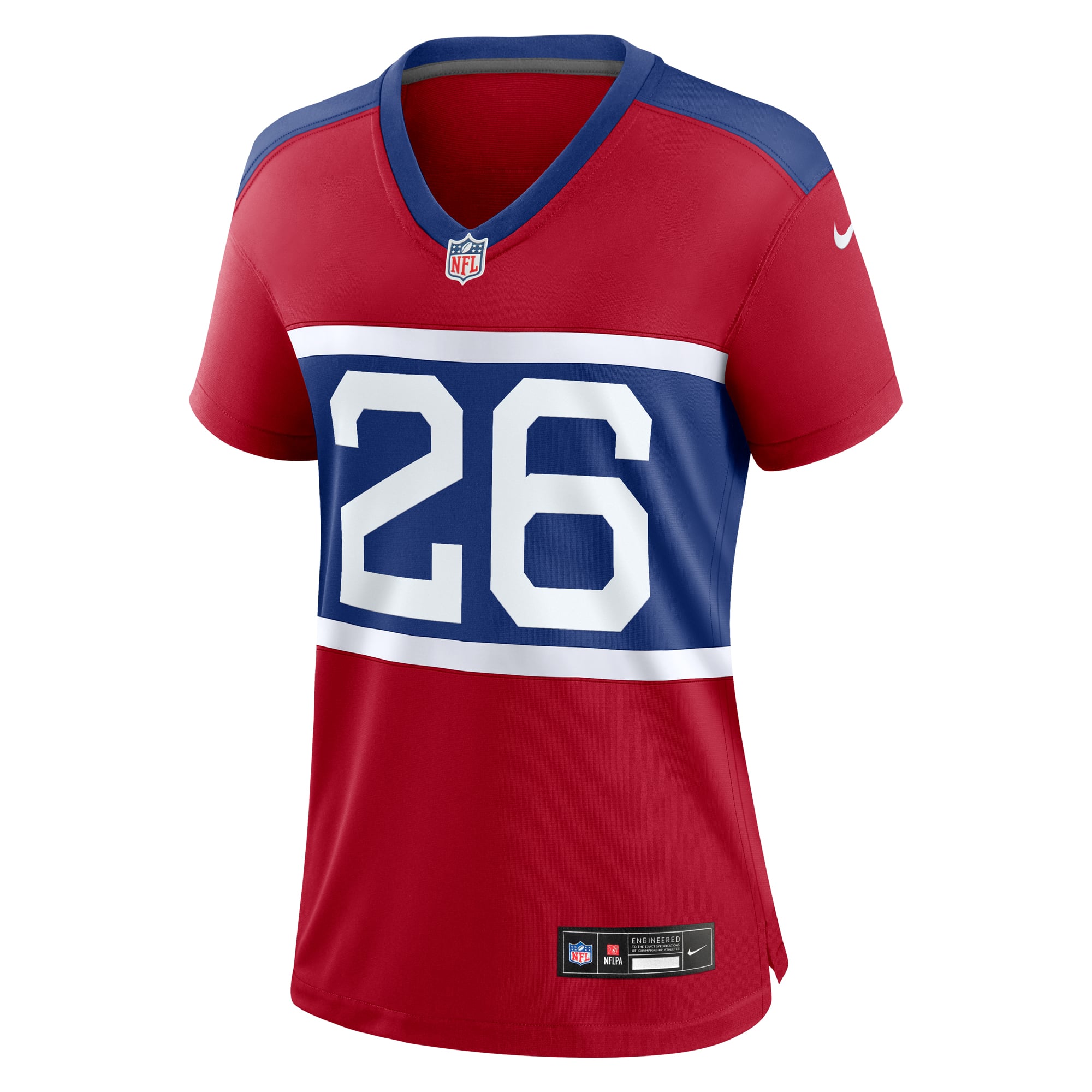 Devin Singletary New York Giants Women's Alternate Game Jersey - Century Red - Red - Image 3
