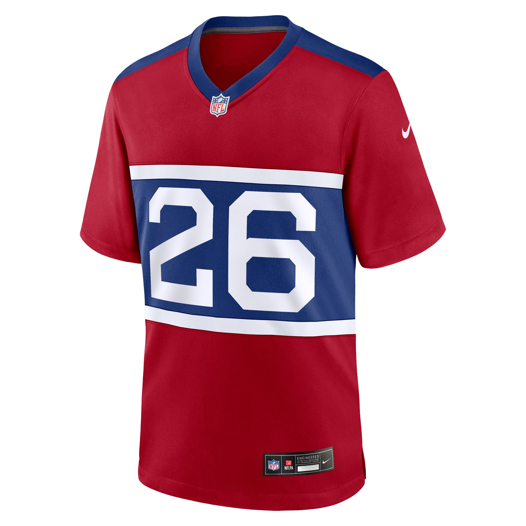 Devin Singletary New York Giants Youth Game Jersey - Red - Image 3