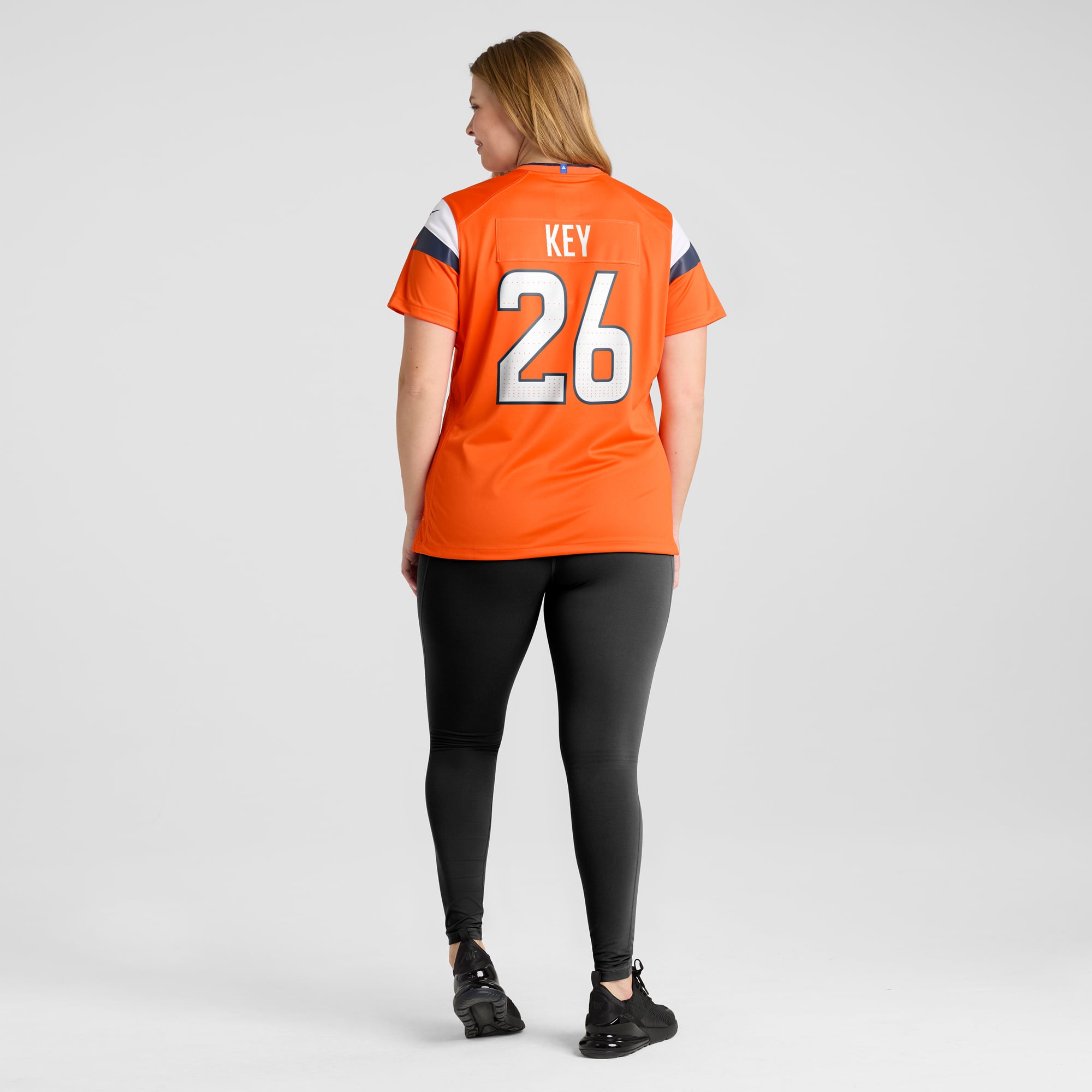Devon Key Denver Broncos Women's Team Game Jersey - Orange - Image 8