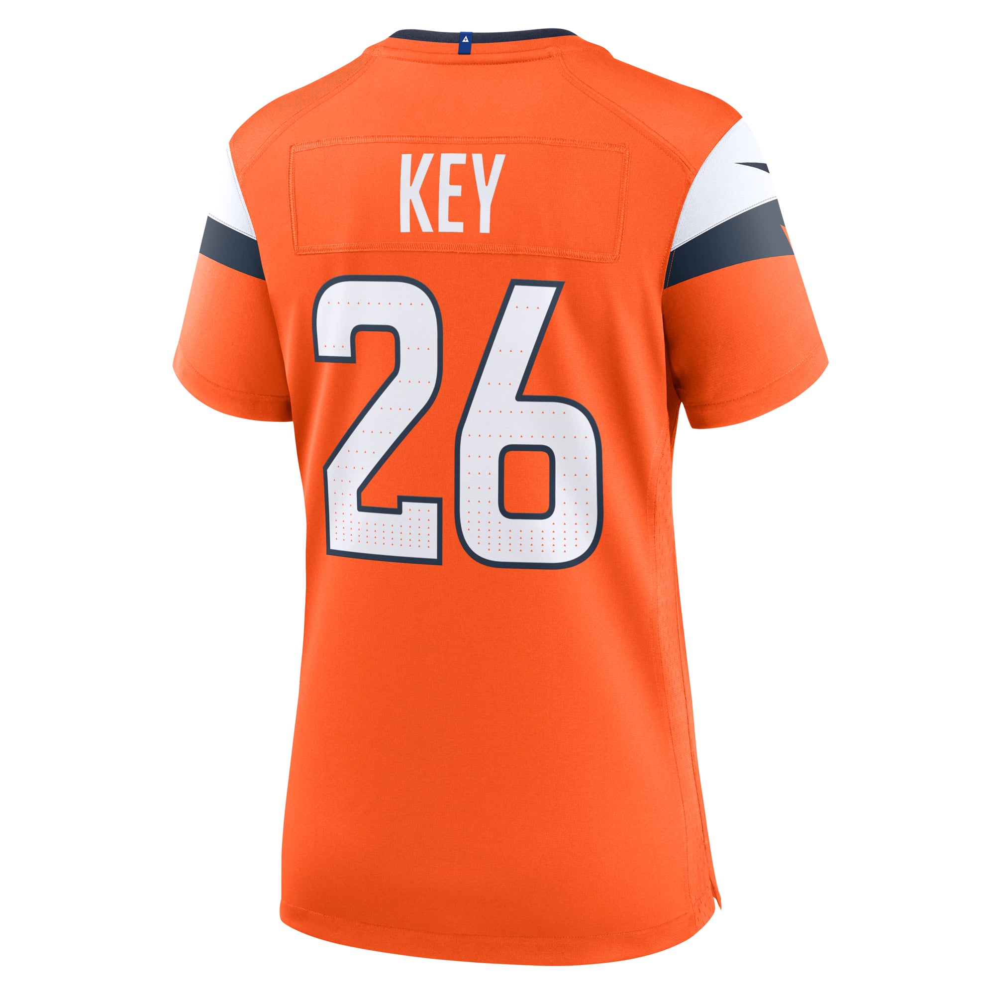 Devon Key Denver Broncos Women's Team Game Jersey - Orange - Image 4