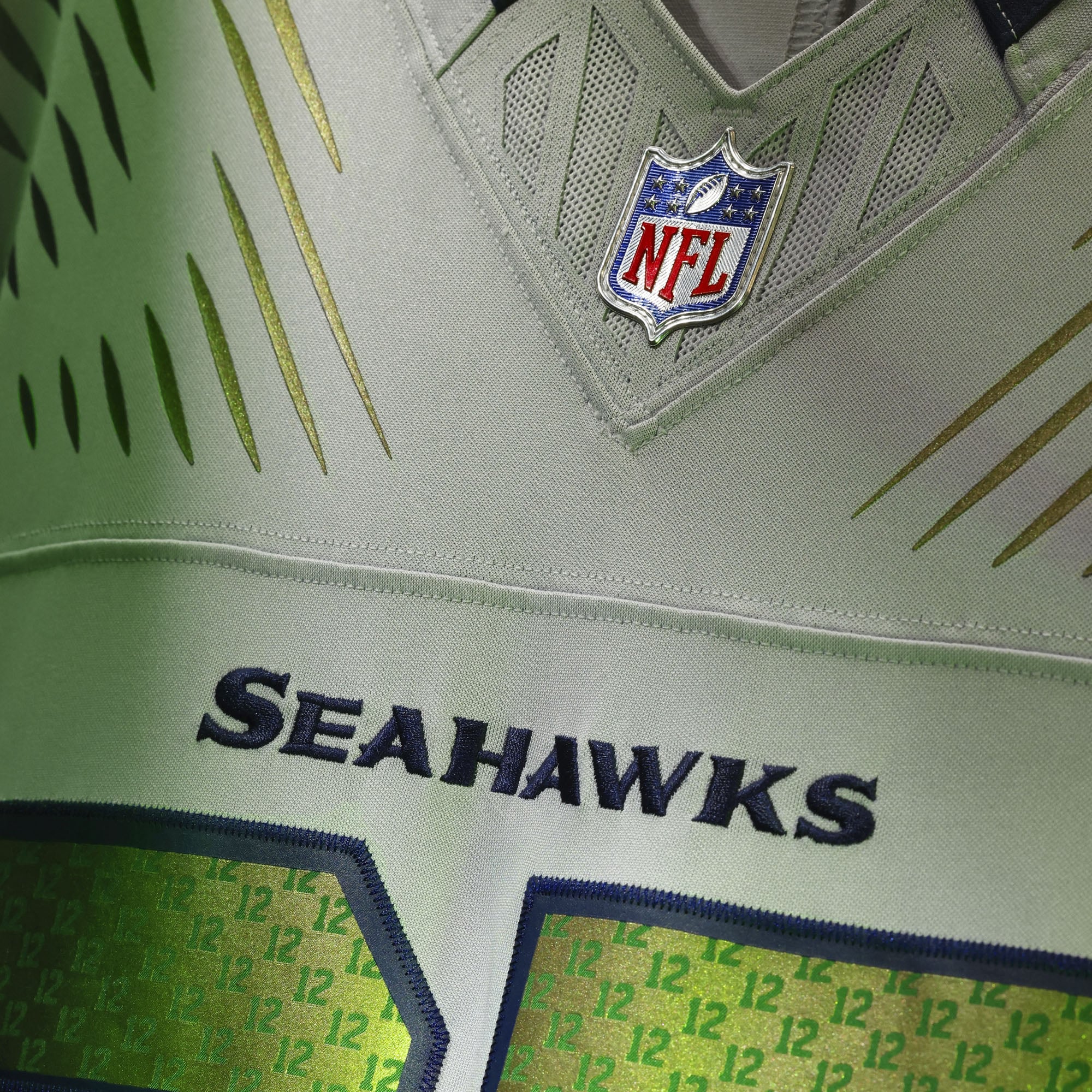 Devon Witherspoon Seattle Seahawks 2025 Rivalries Collection Stitched Limited Jersey - Wolf Gray - Image 5