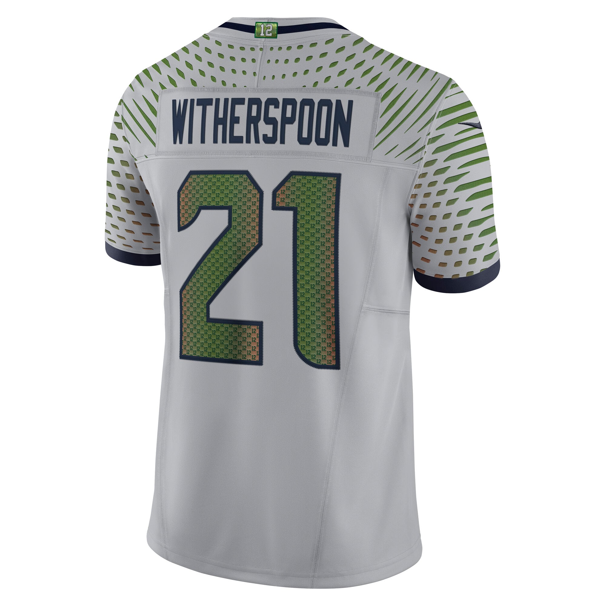 Devon Witherspoon Seattle Seahawks 2025 Rivalries Collection Stitched Limited Jersey - Wolf Gray - Image 4