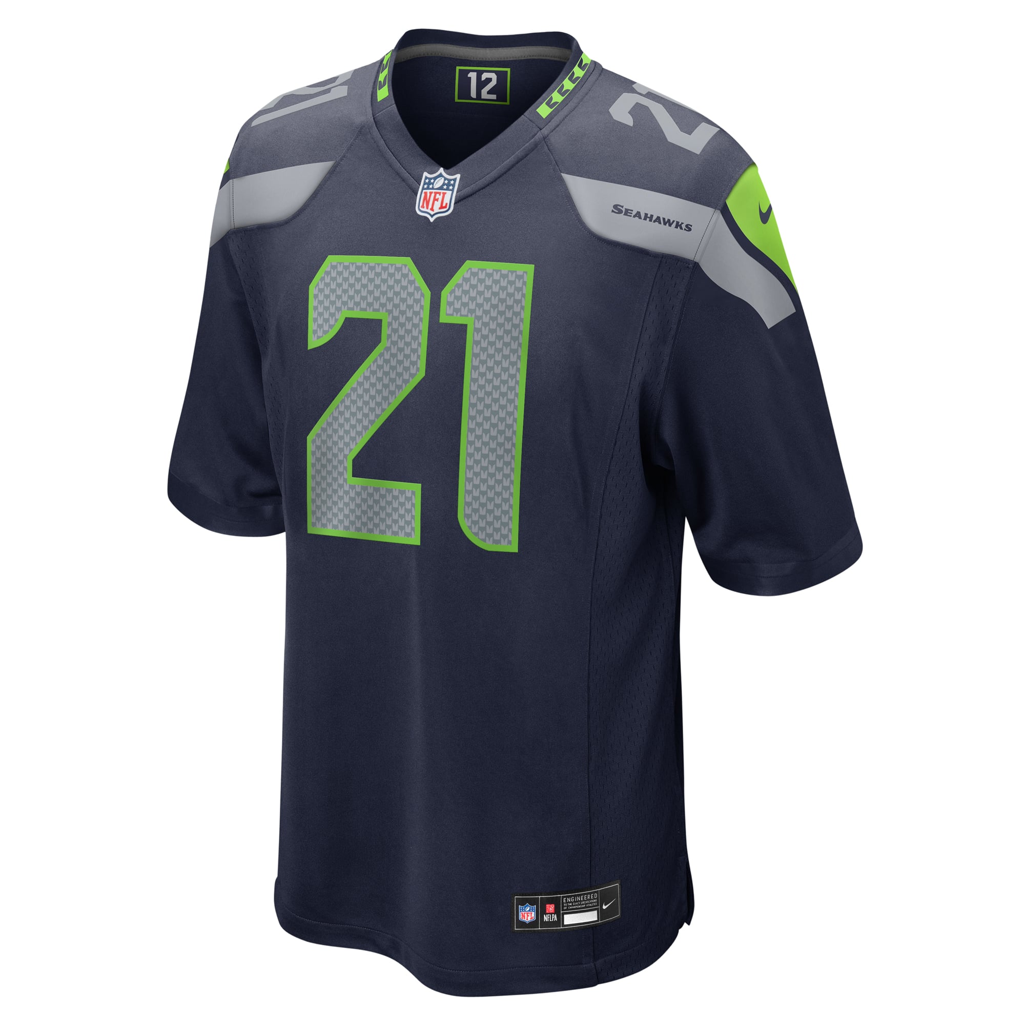 Devon Witherspoon Seattle Seahawks Game Jersey - College Navy - Image 3