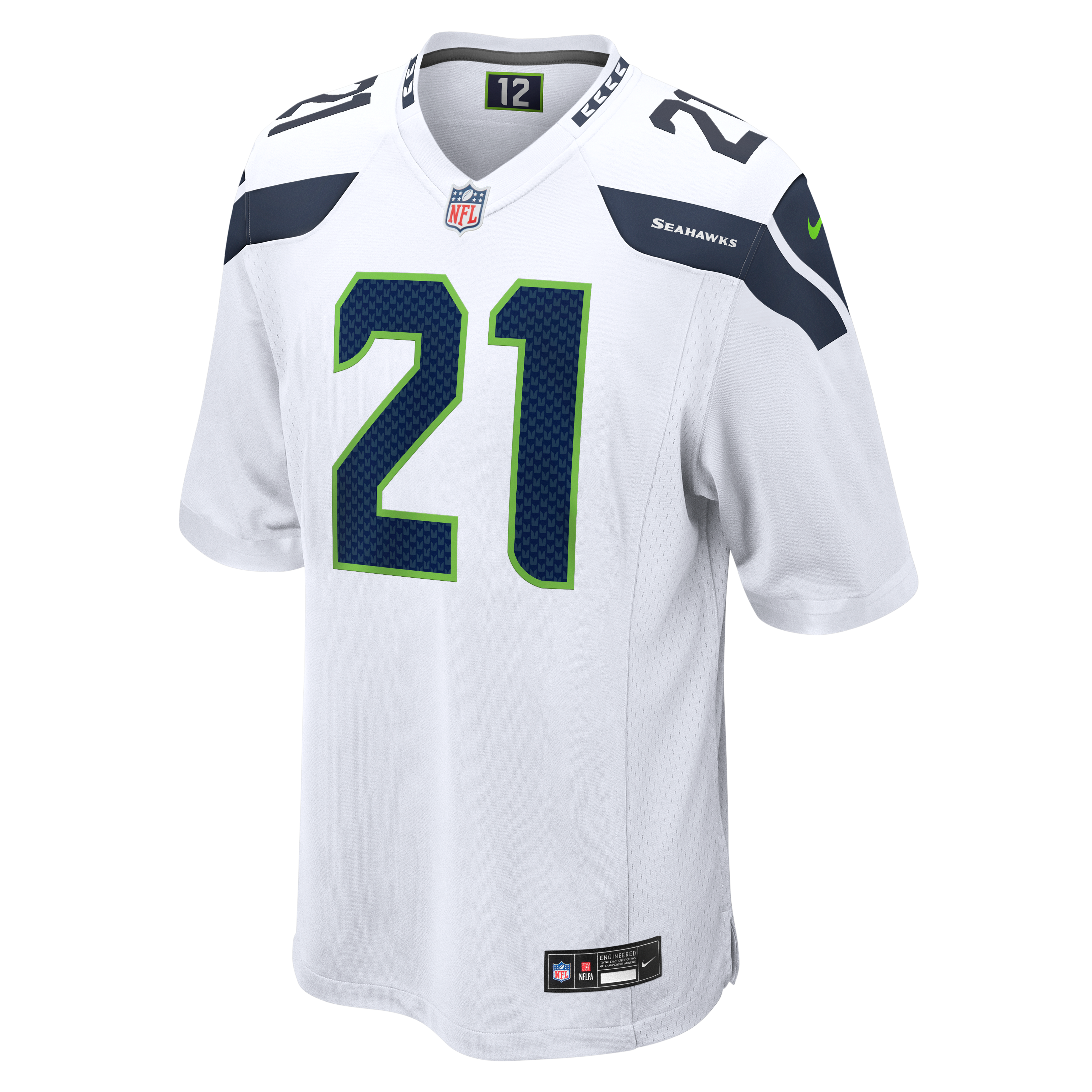 Devon Witherspoon Seattle Seahawks Game Jersey - White - Image 3
