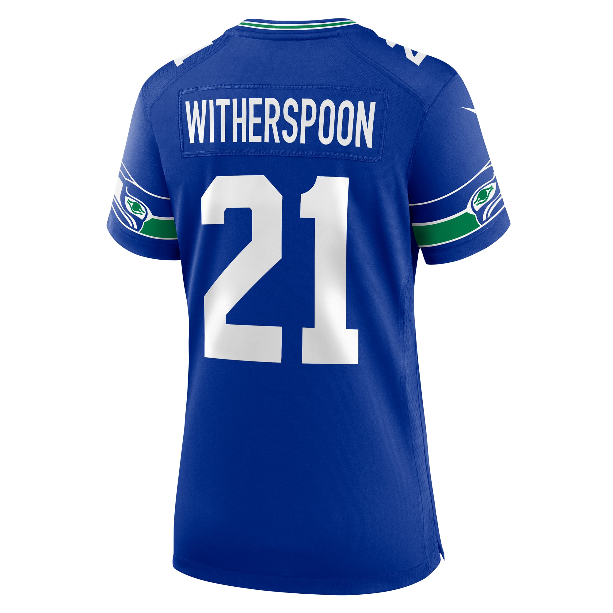 Devon Witherspoon Seattle Seahawks Women's Throwback Player Game Jersey - Royal - Image 4