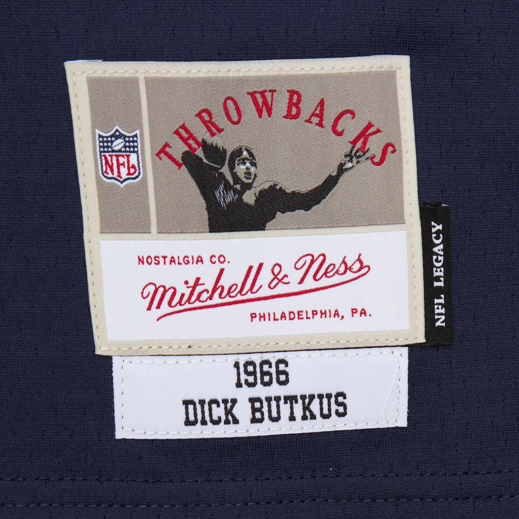 Dick Butkus Chicago Bears Legacy Jersey - Navy - Image 6