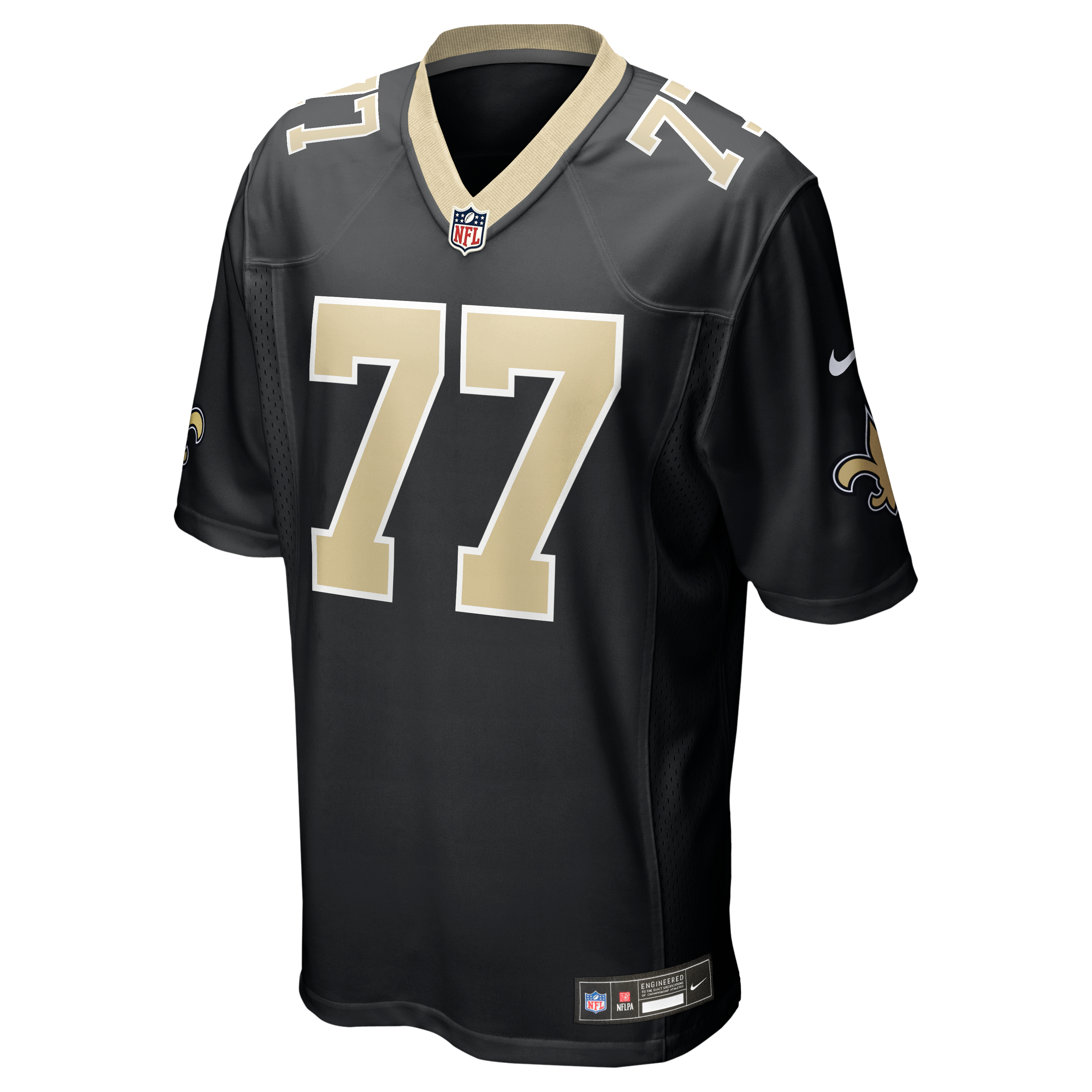 Dillon Radunz New Orleans Saints Team Game Jersey - Black - Image 3