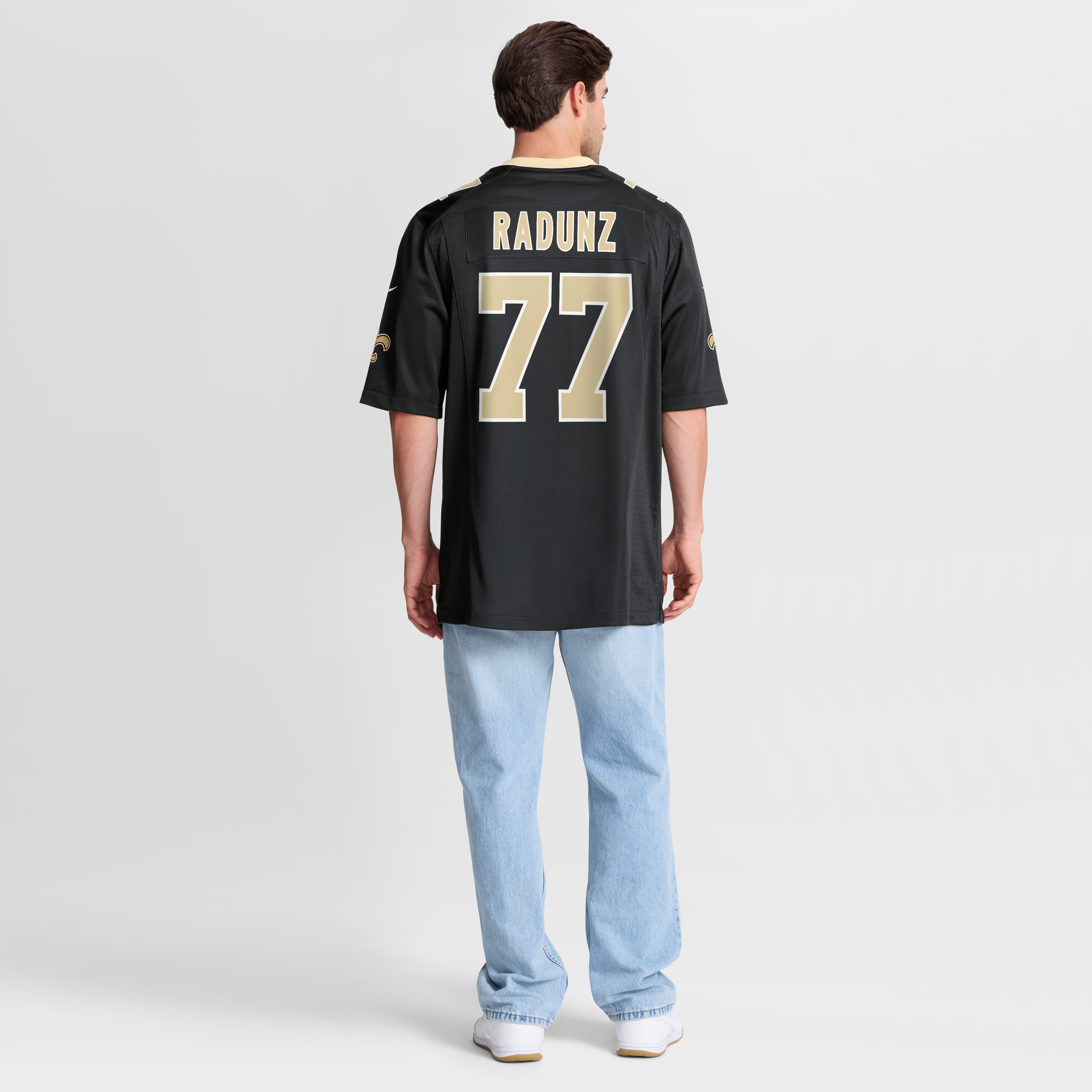 Dillon Radunz New Orleans Saints Team Game Jersey - Black - Image 9