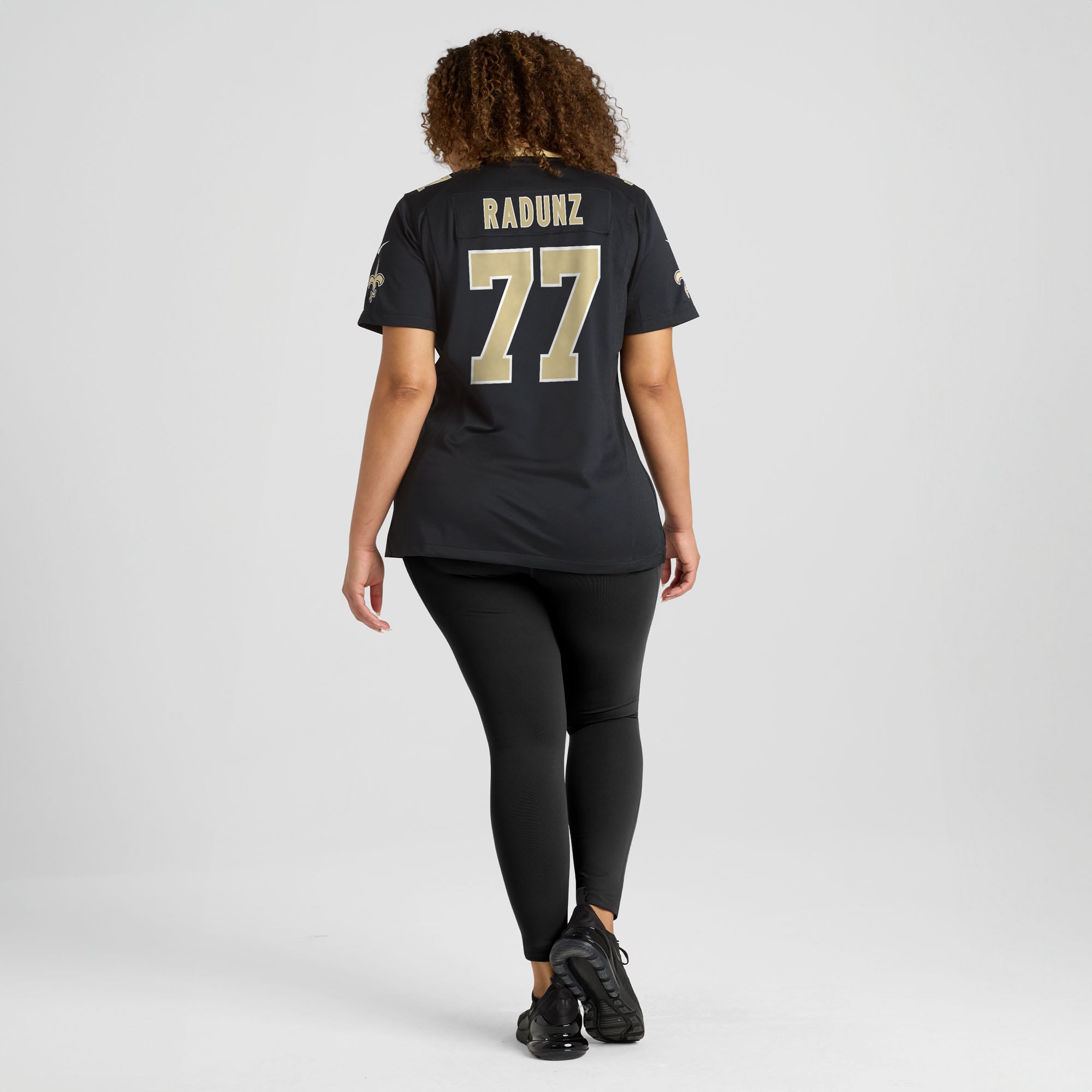 Dillon Radunz New Orleans Saints Women's Team Game Jersey - Black - Image 8