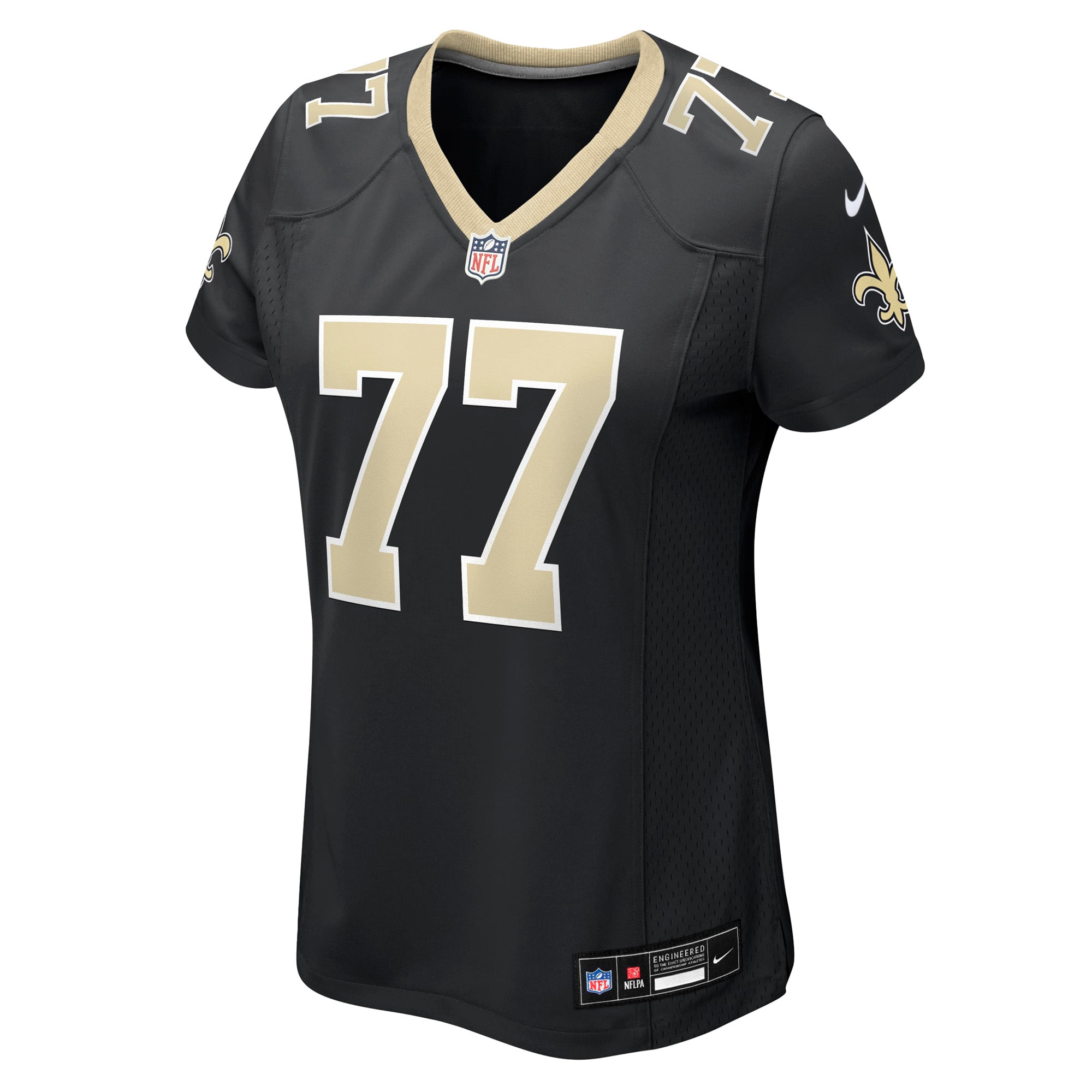 Dillon Radunz New Orleans Saints Women's Team Game Jersey - Black - Image 3