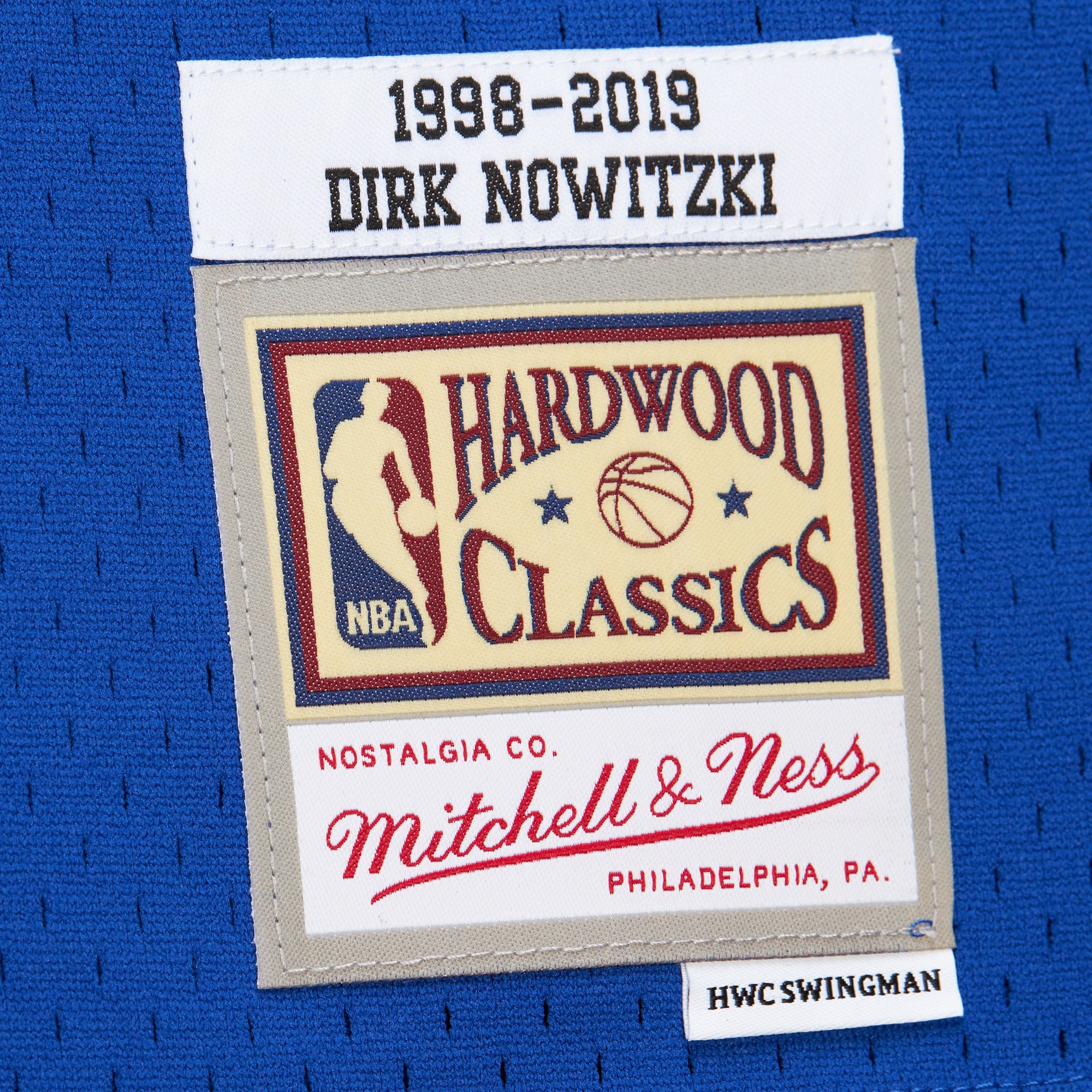 Dirk Nowitzki Dallas Mavericks 1998 Swingman Jersey - Royal - Image 5