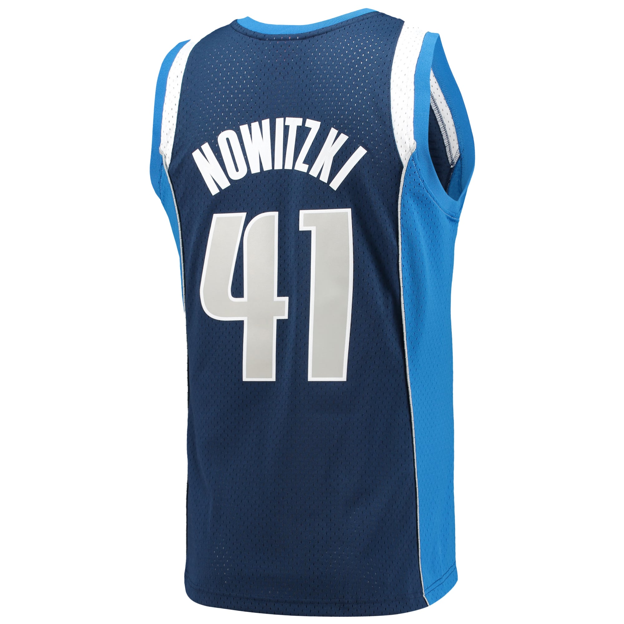 Dirk Nowitzki Dallas Mavericks 2011/12 Hardwood Classics Swingman Jersey - Navy - Image 4