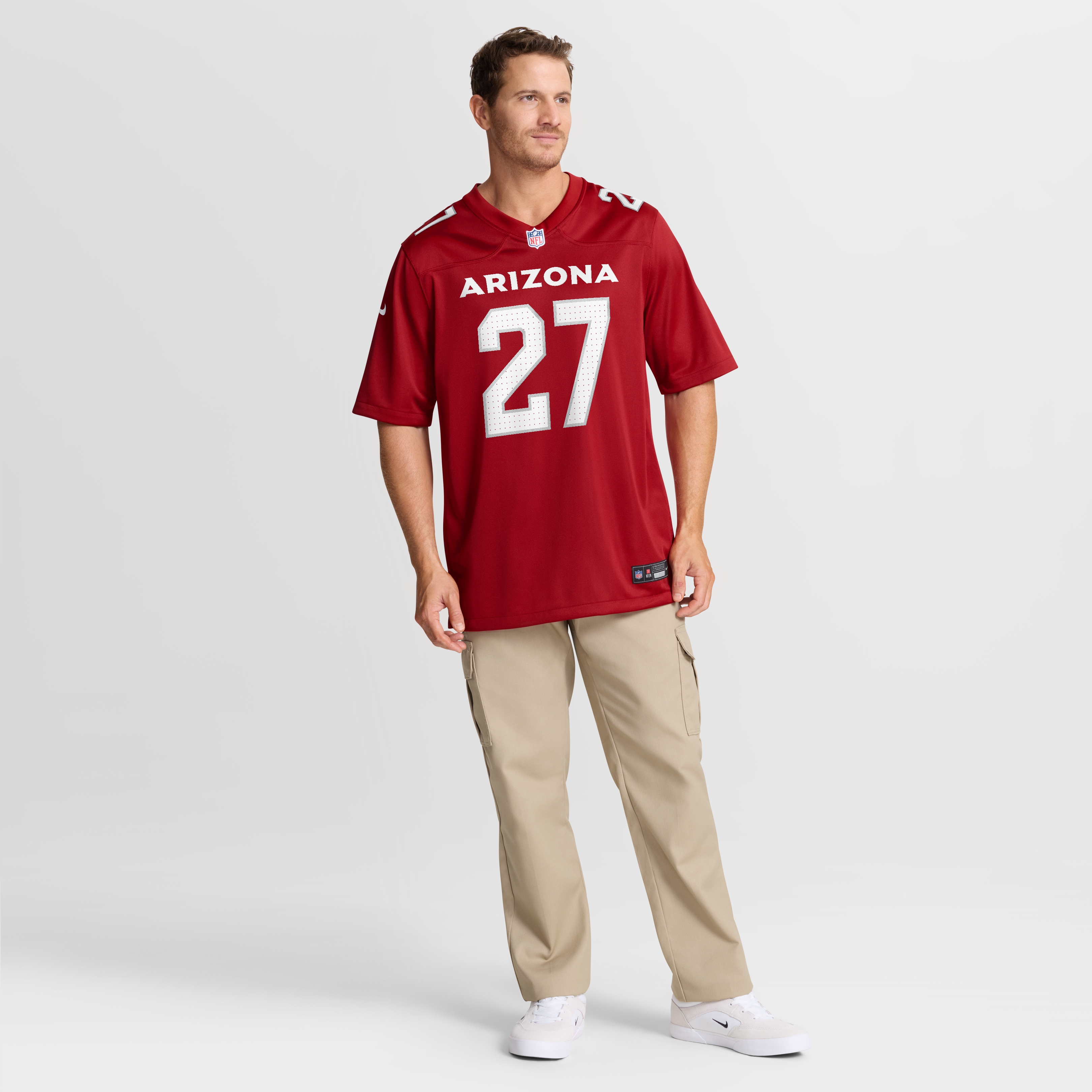 Divaad Wilson Arizona Cardinals Team Game Jersey - Cardinal - Image 8