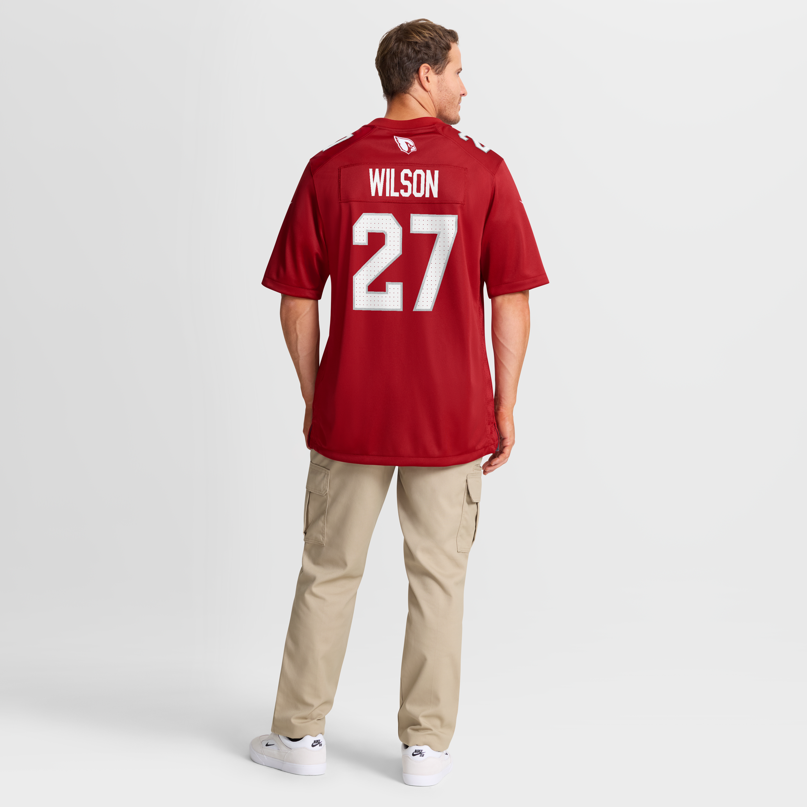 Divaad Wilson Arizona Cardinals Team Game Jersey - Cardinal - Image 9