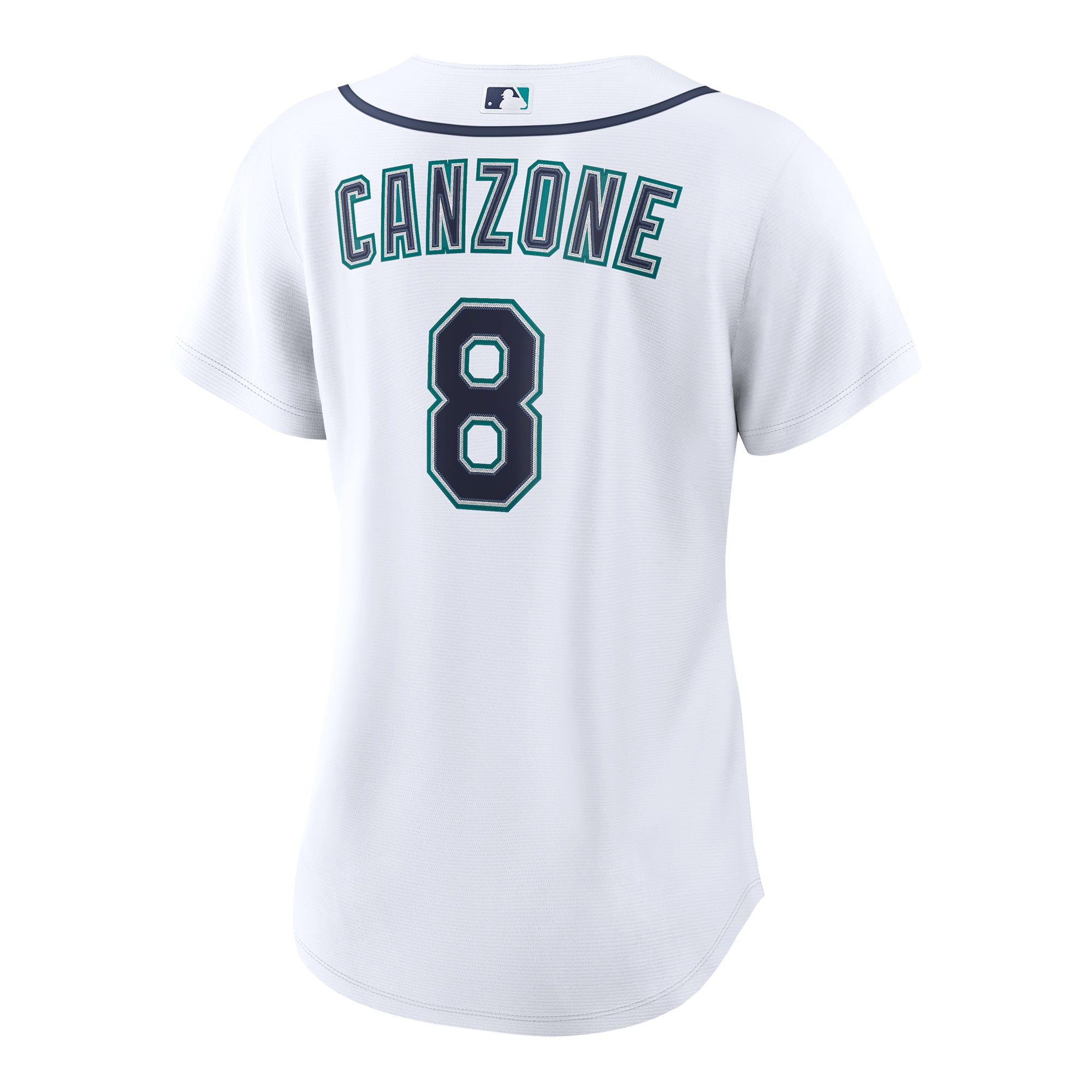 Dominic Canzone Seattle Mariners Women's Home Jersey - White - Image 4