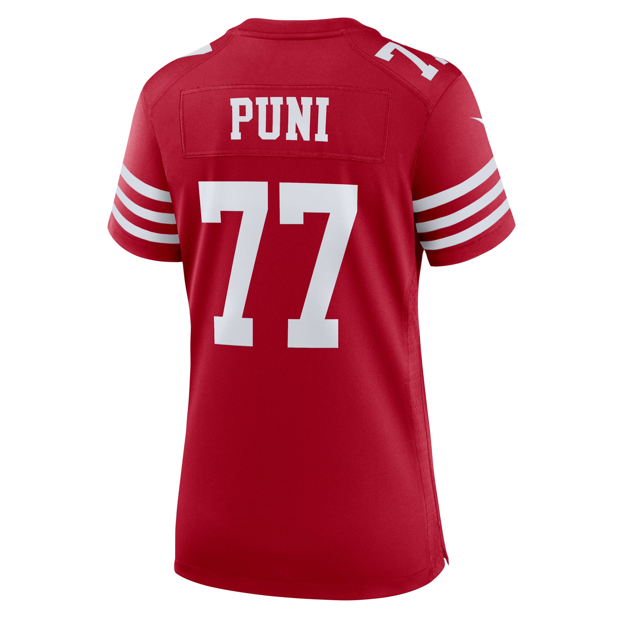 Dominick Puni San Francisco 49ers Women's Team Game Jersey - Scarlet - Image 4