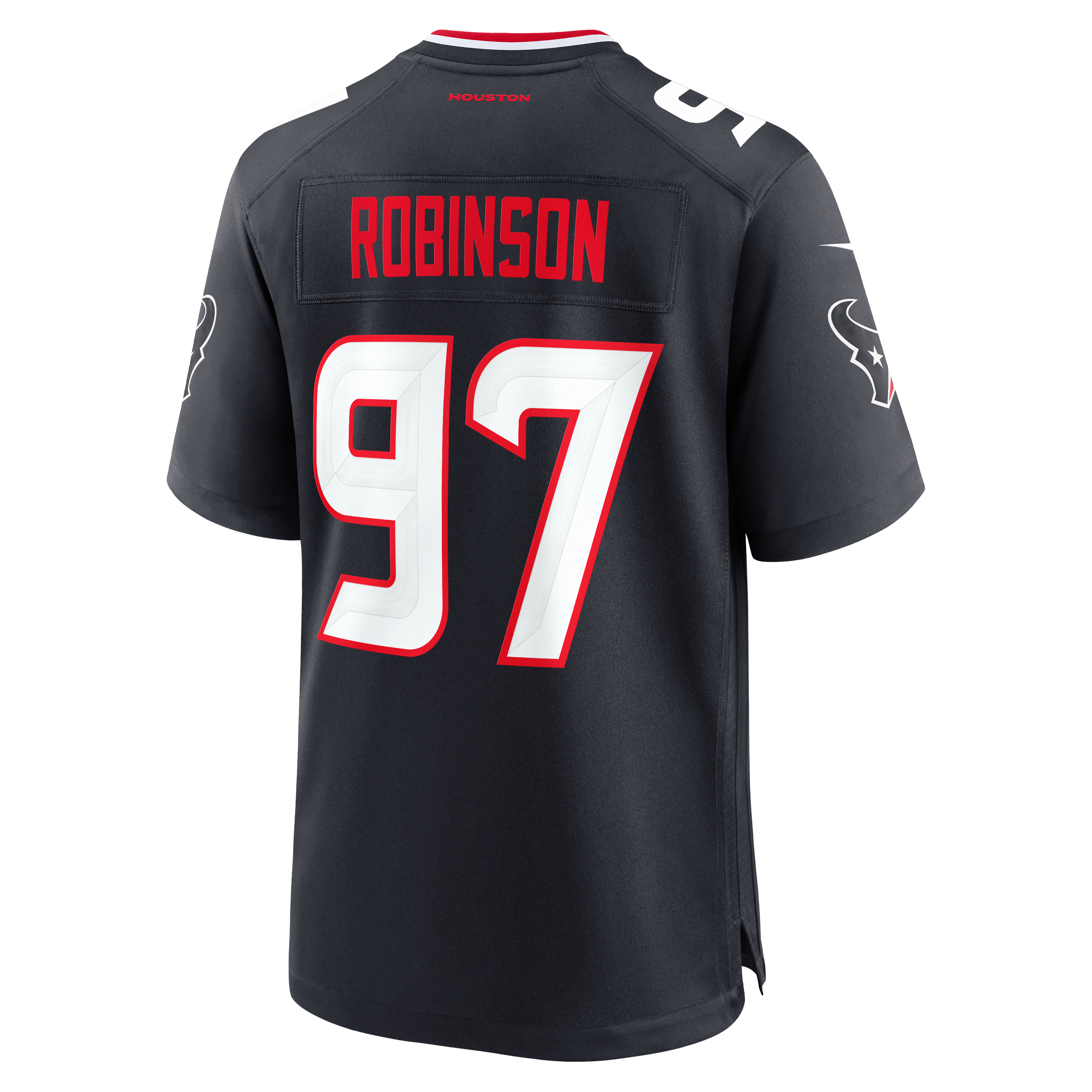 Dominique Robinson Houston Texans Team Game Jersey - Navy - Image 4