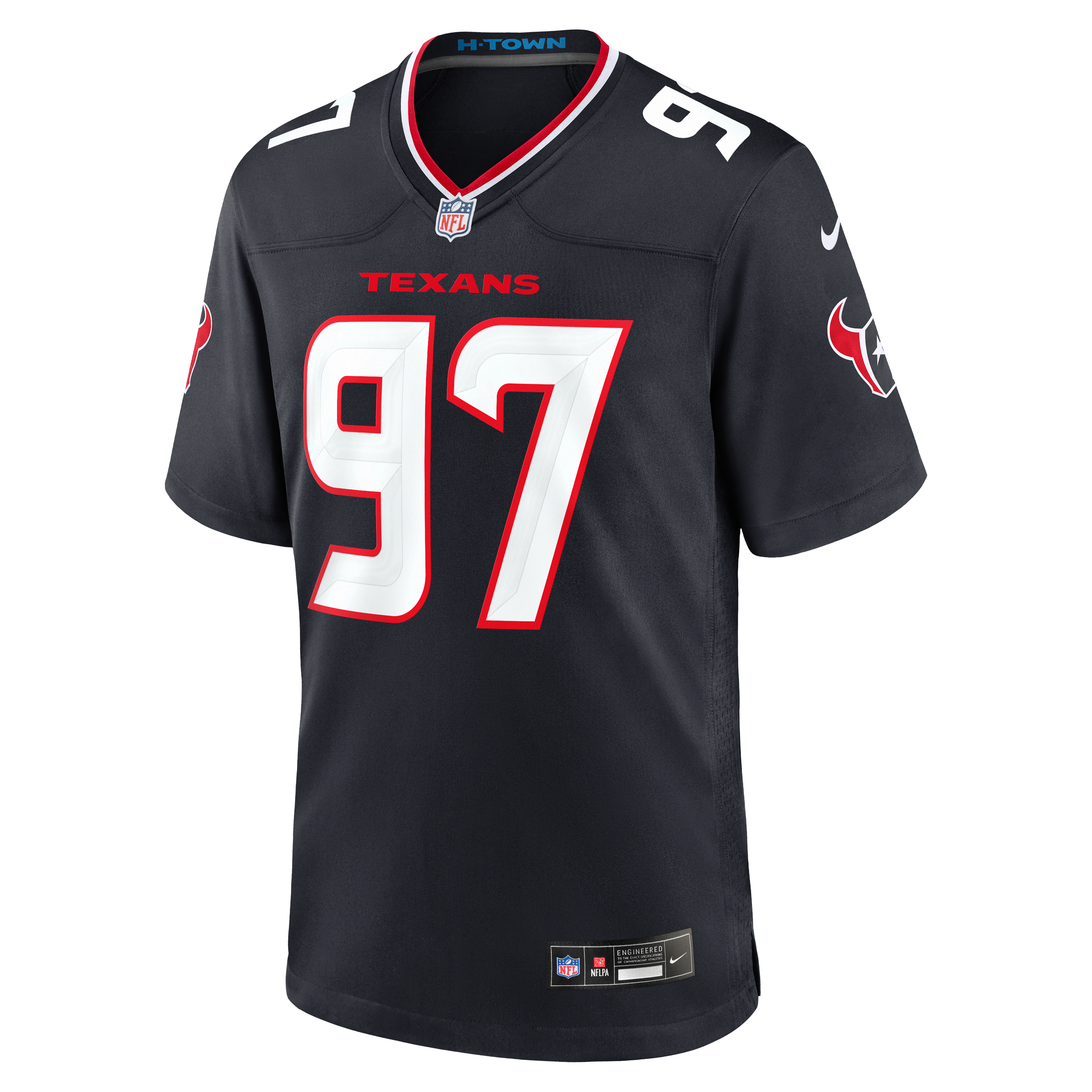 Dominique Robinson Houston Texans Team Game Jersey - Navy - Image 3