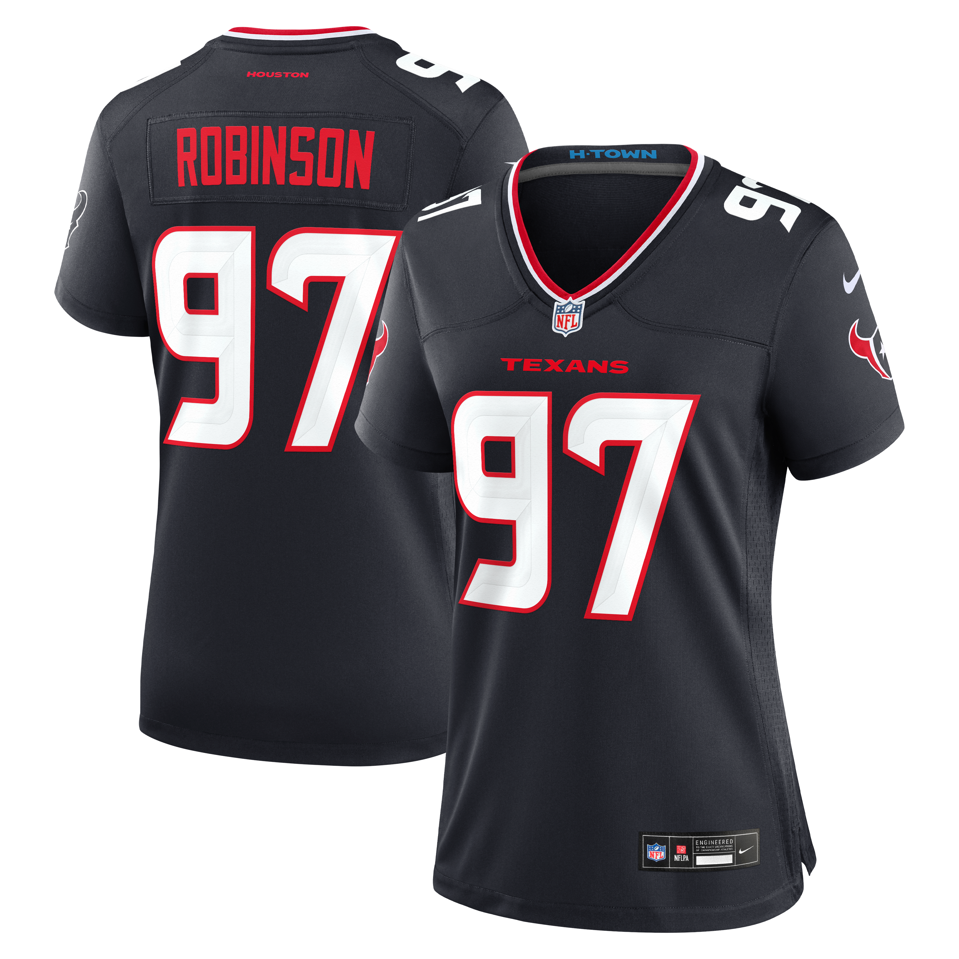 Dominique Robinson Houston Texans Women's Team Game Jersey - Navy