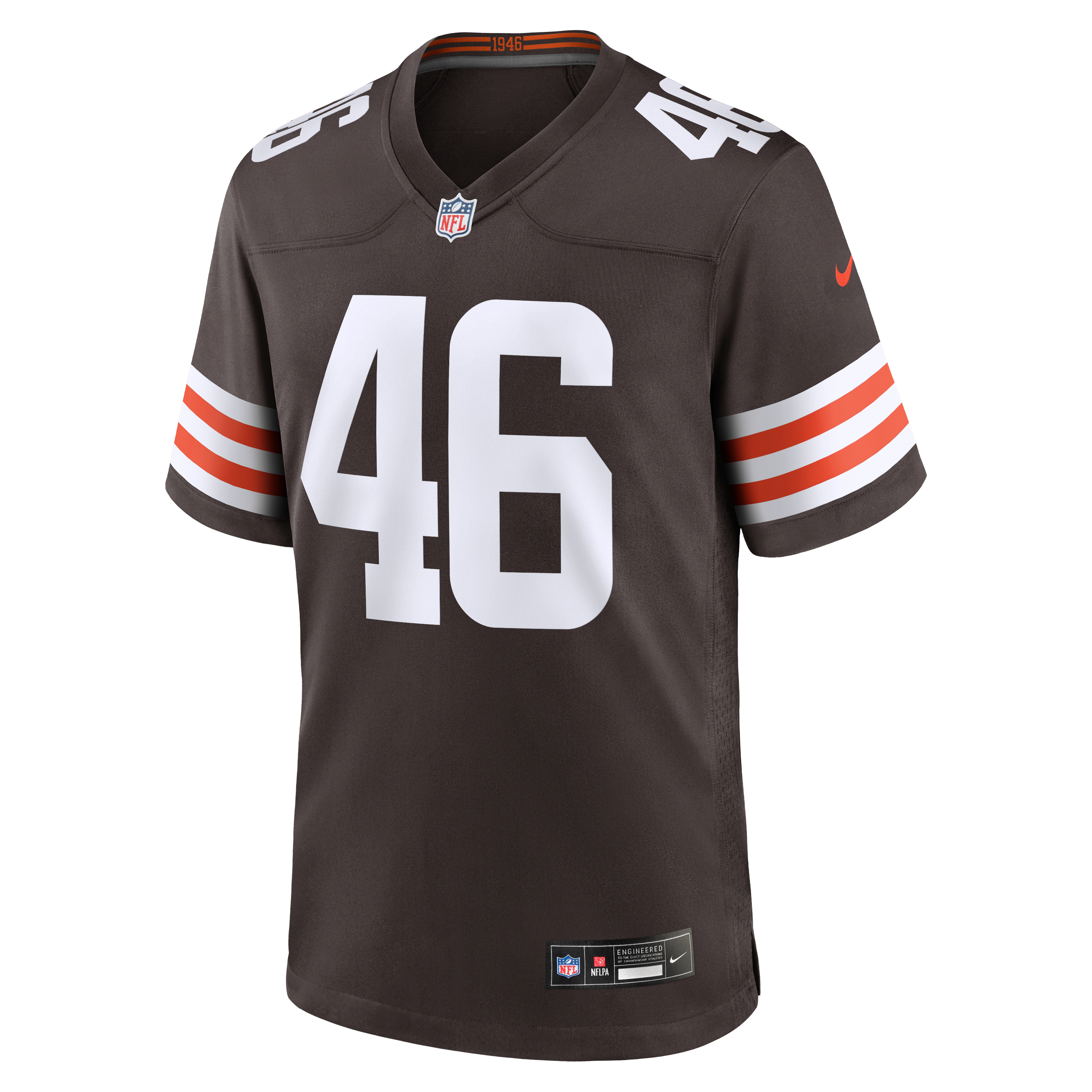 Don Fleming Cleveland Browns Retired Player Jersey - Brown - Image 3