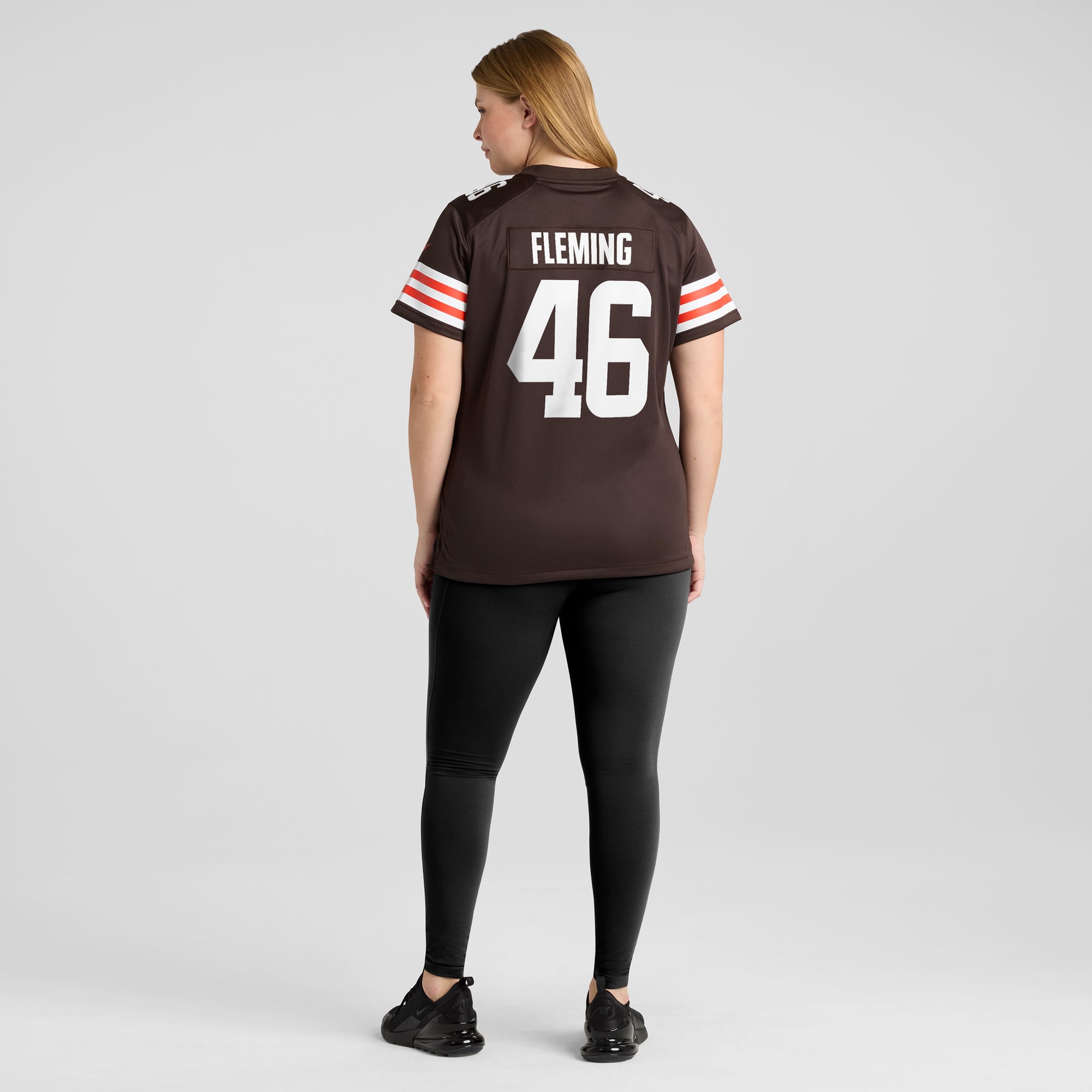 Don Fleming Cleveland Browns Women's Retired Player Jersey - Brown - Image 8