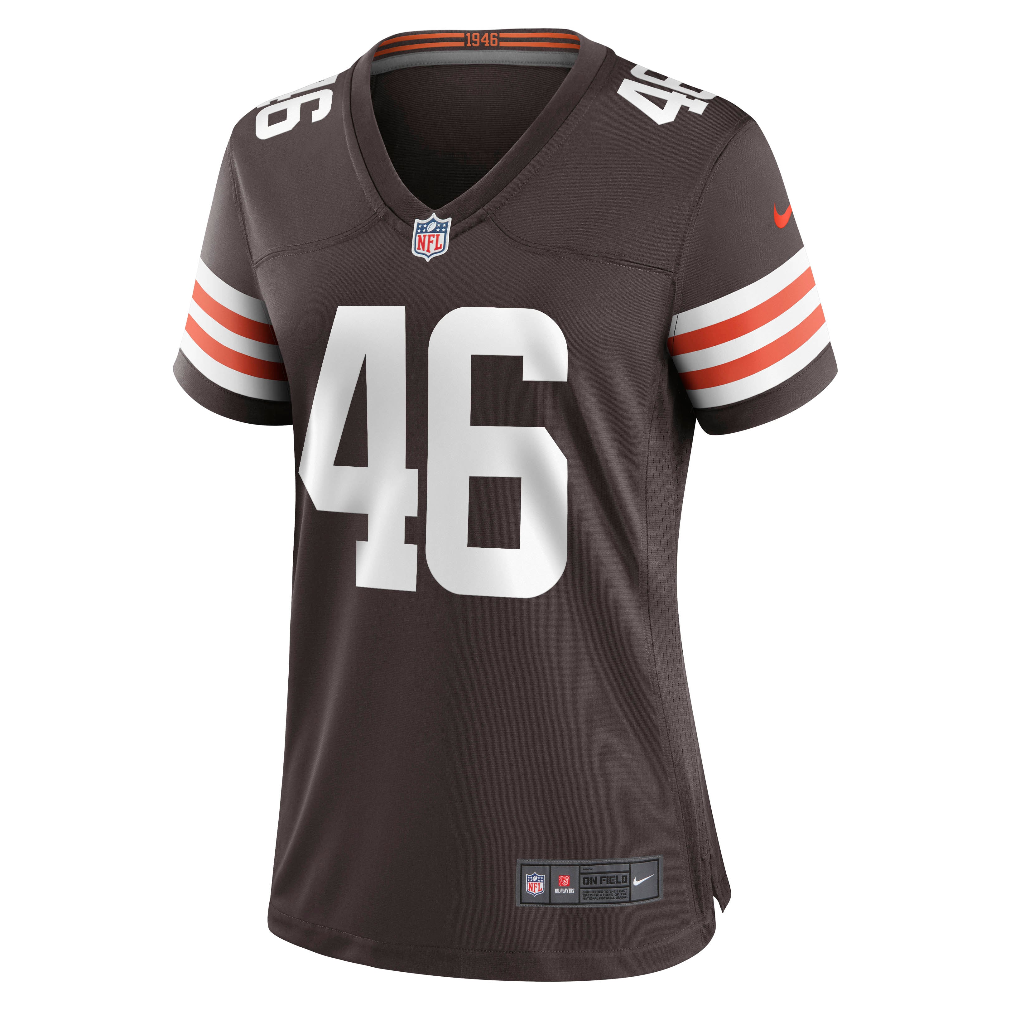 Don Fleming Cleveland Browns Women's Retired Player Jersey - Brown - Image 3