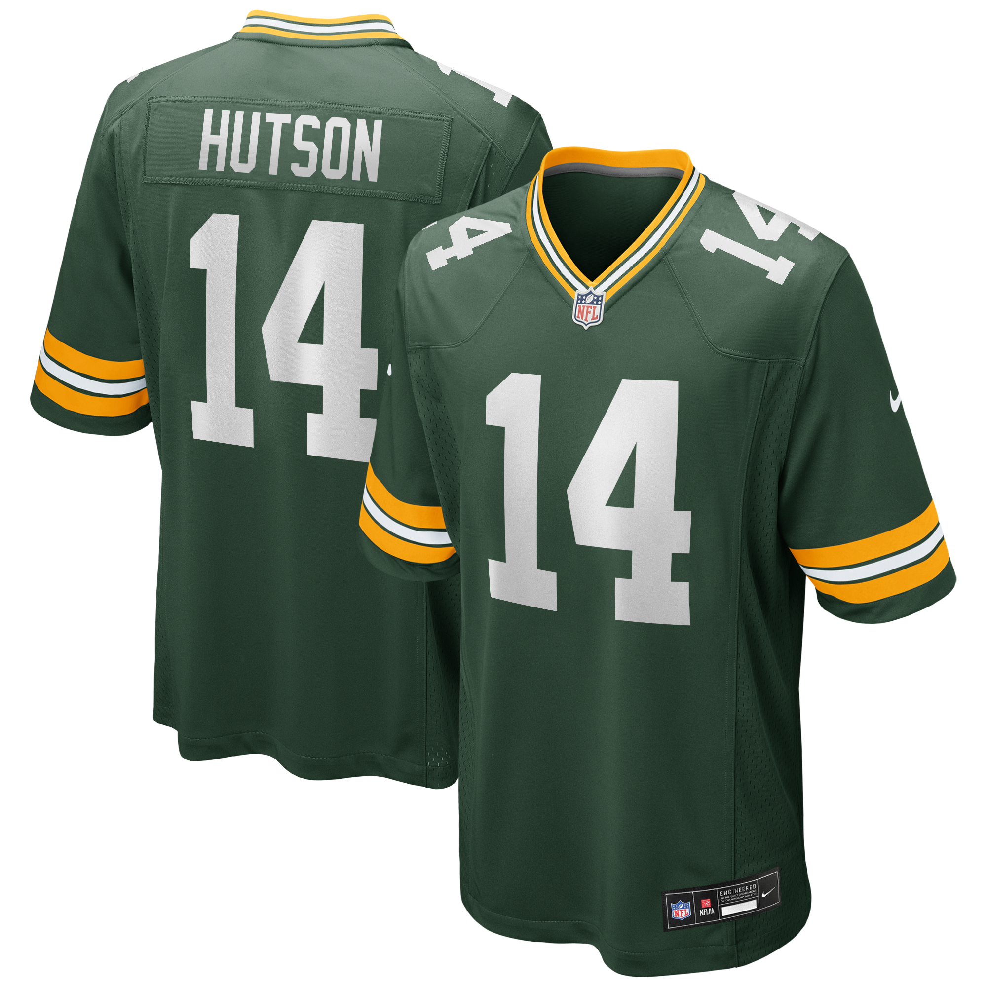 Don Hutson Green Bay Packers Game Retired Player Jersey - Green - Image 2