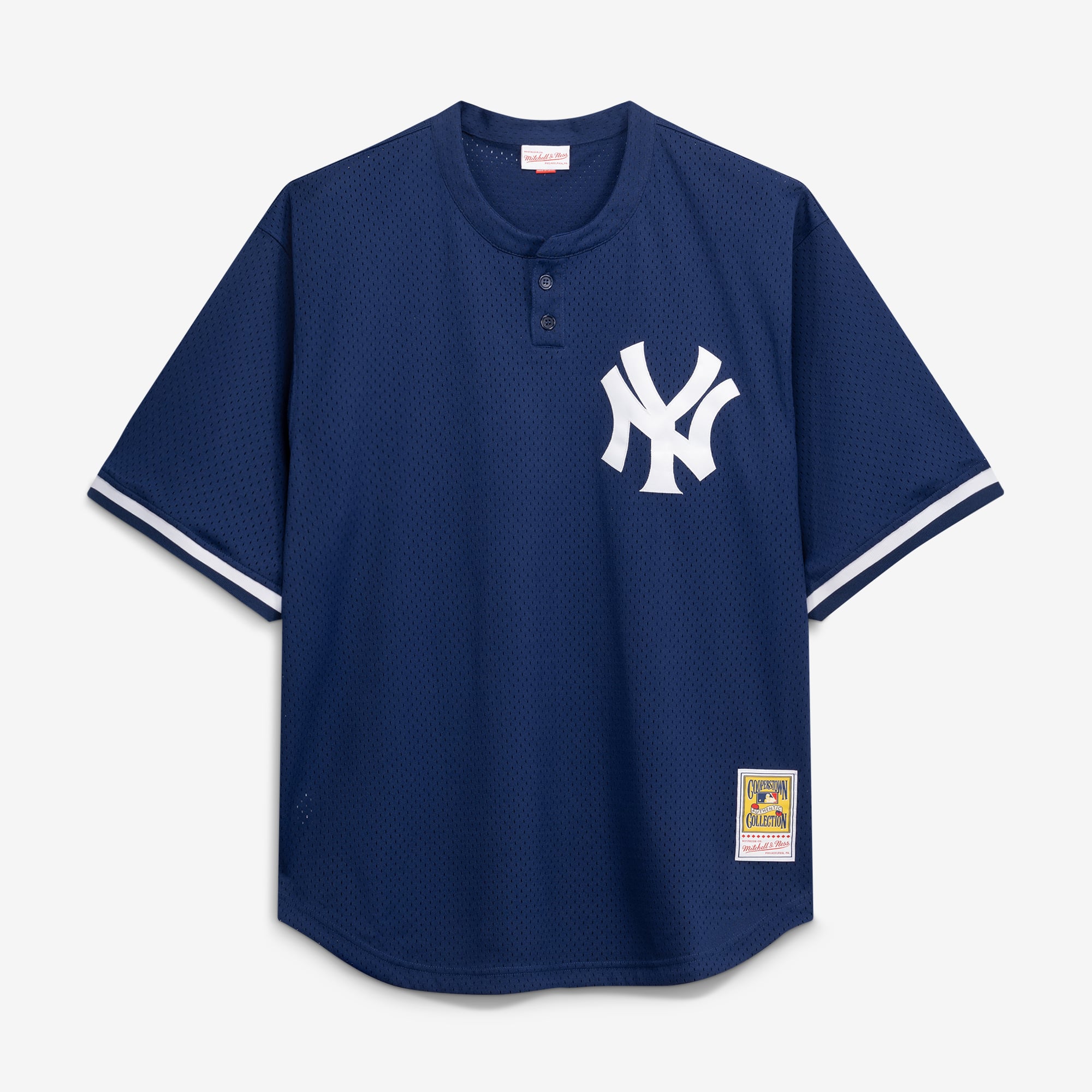 Don Mattingly New York Yankees Cooperstown Collection Big & Tall Mesh Batting Practice Jersey - Navy - Image 3