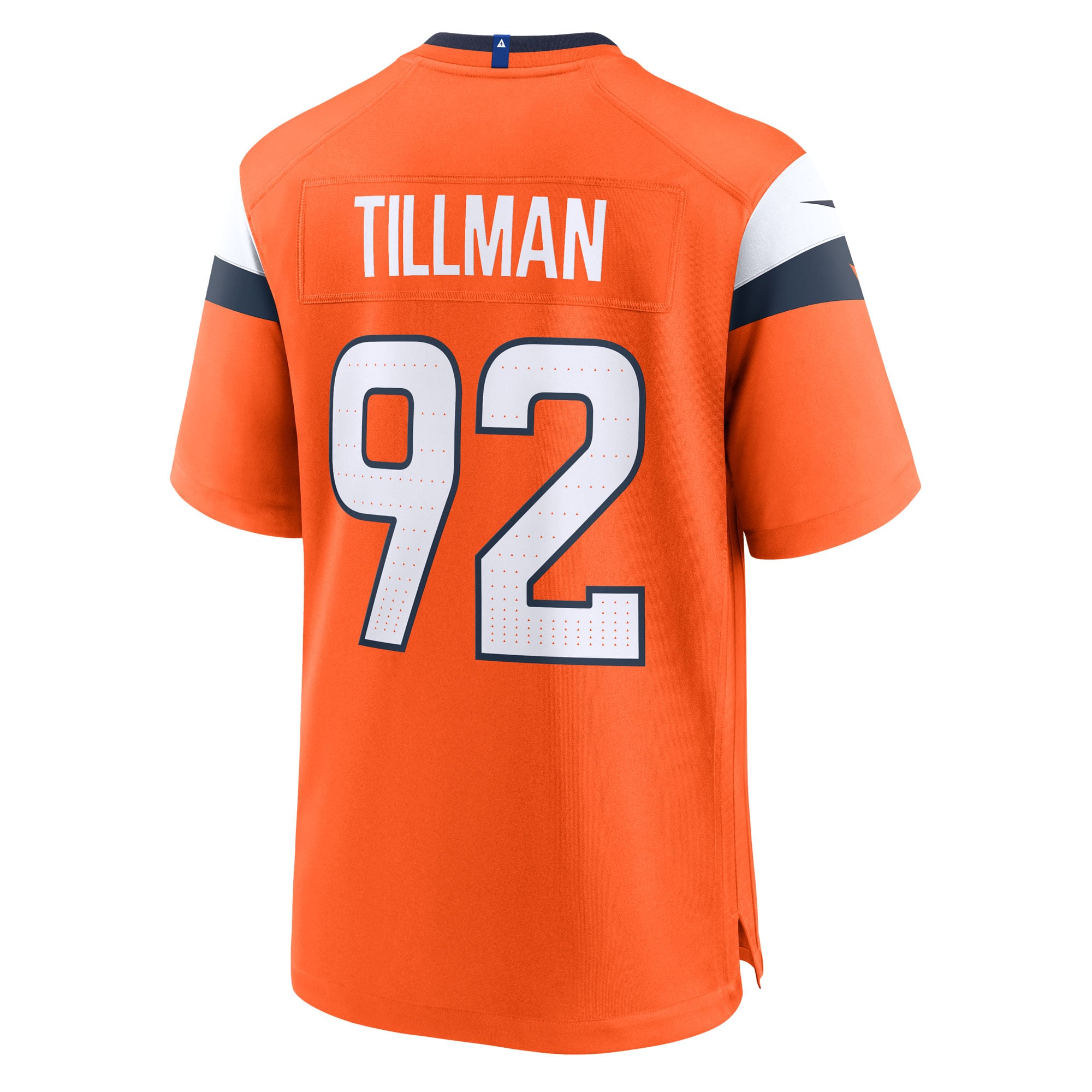 Dondrea Tillman Denver Broncos Team Game Jersey - Orange - Image 4