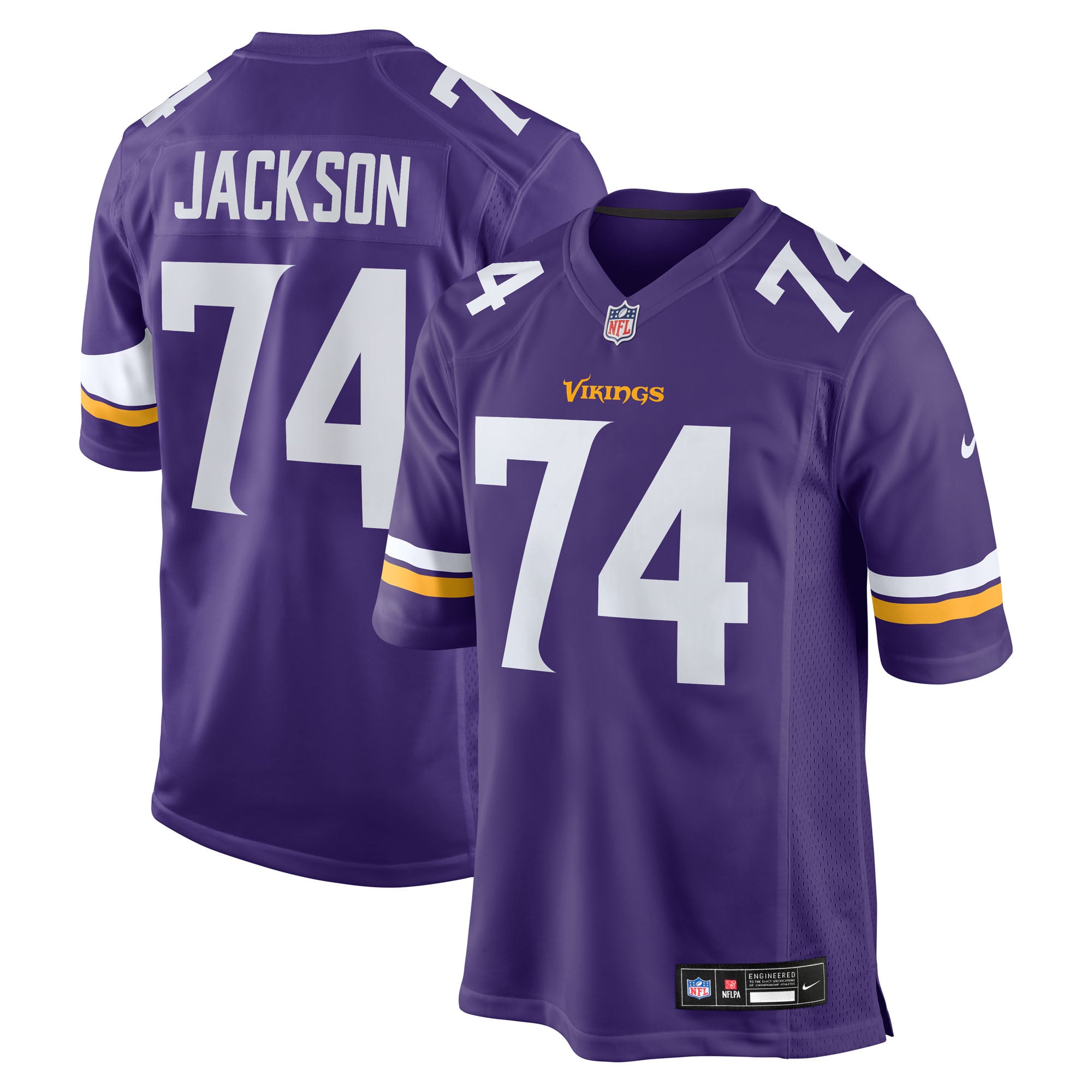 Donovan Jackson Minnesota Vikings Game Player Jersey - Purple - Image 2