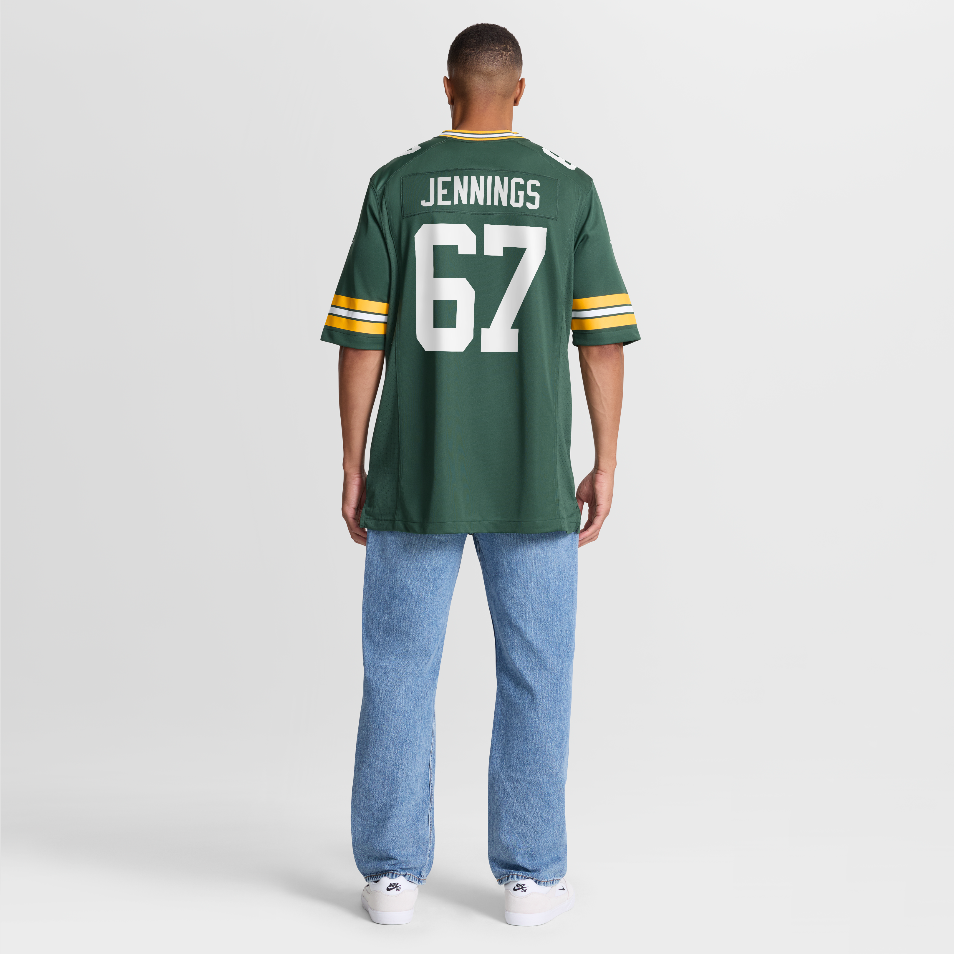 Donovan Jennings Green Bay Packers Team Game Jersey - Green - Image 9