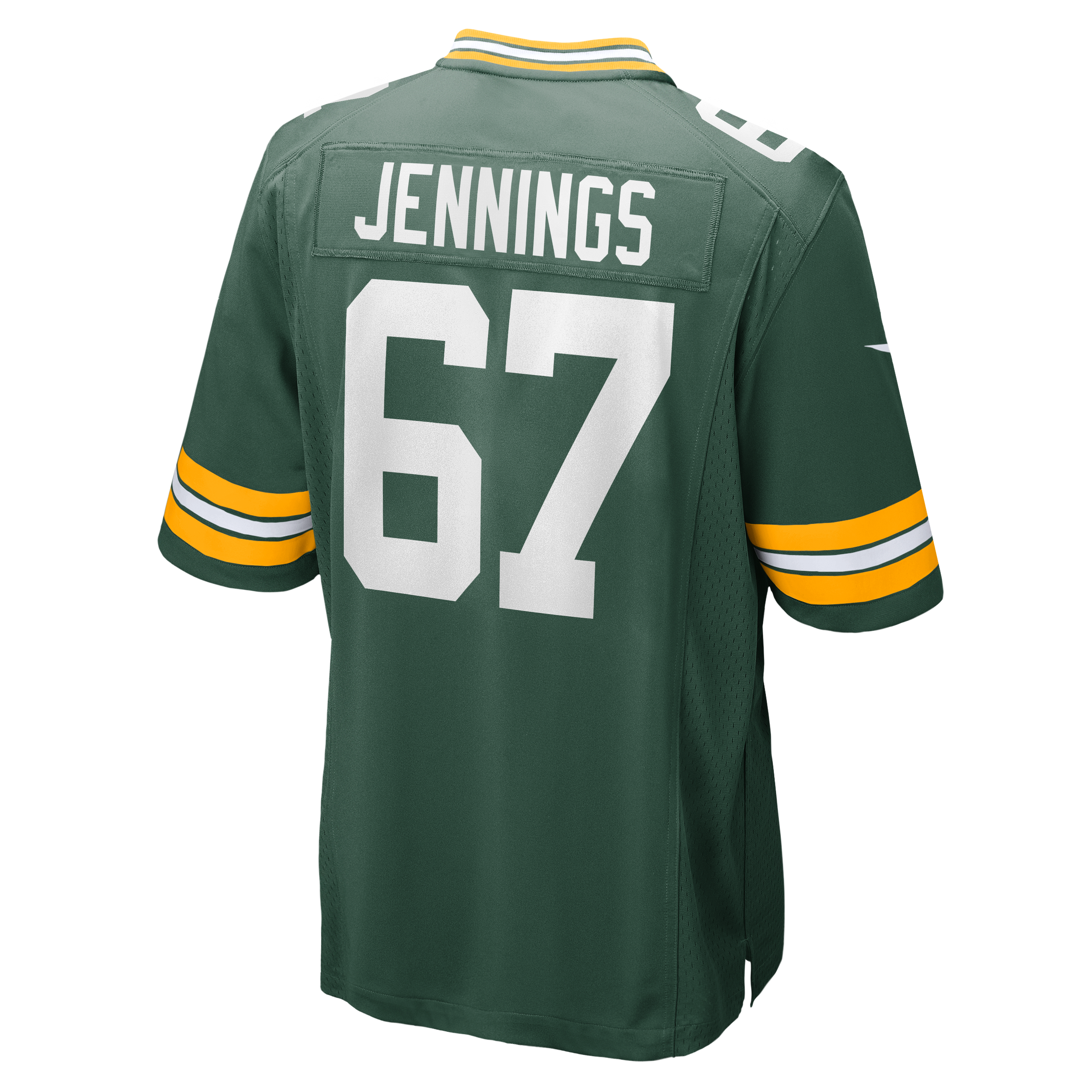 Donovan Jennings Green Bay Packers Team Game Jersey - Green - Image 4