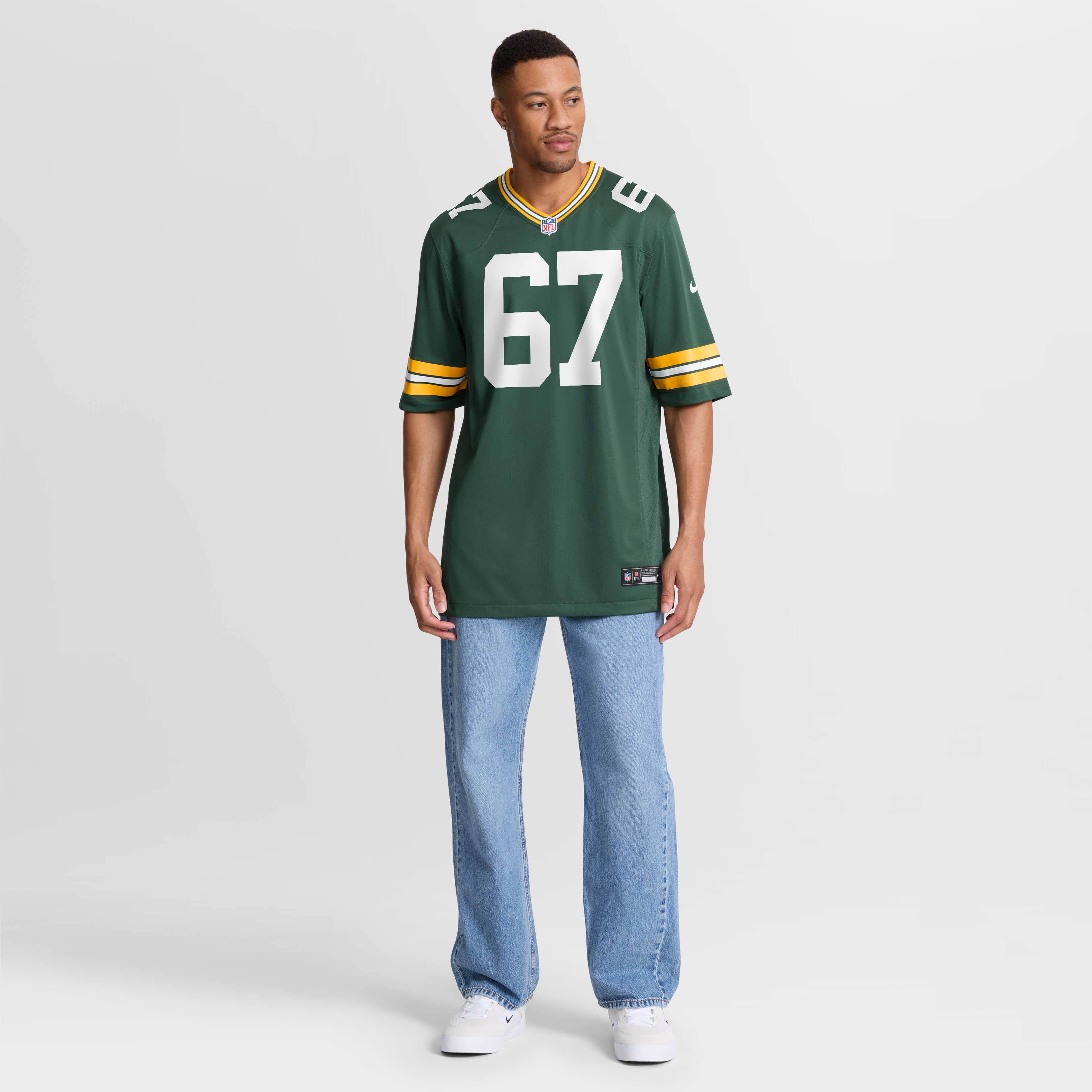 Donovan Jennings Green Bay Packers Team Game Jersey - Green - Image 8