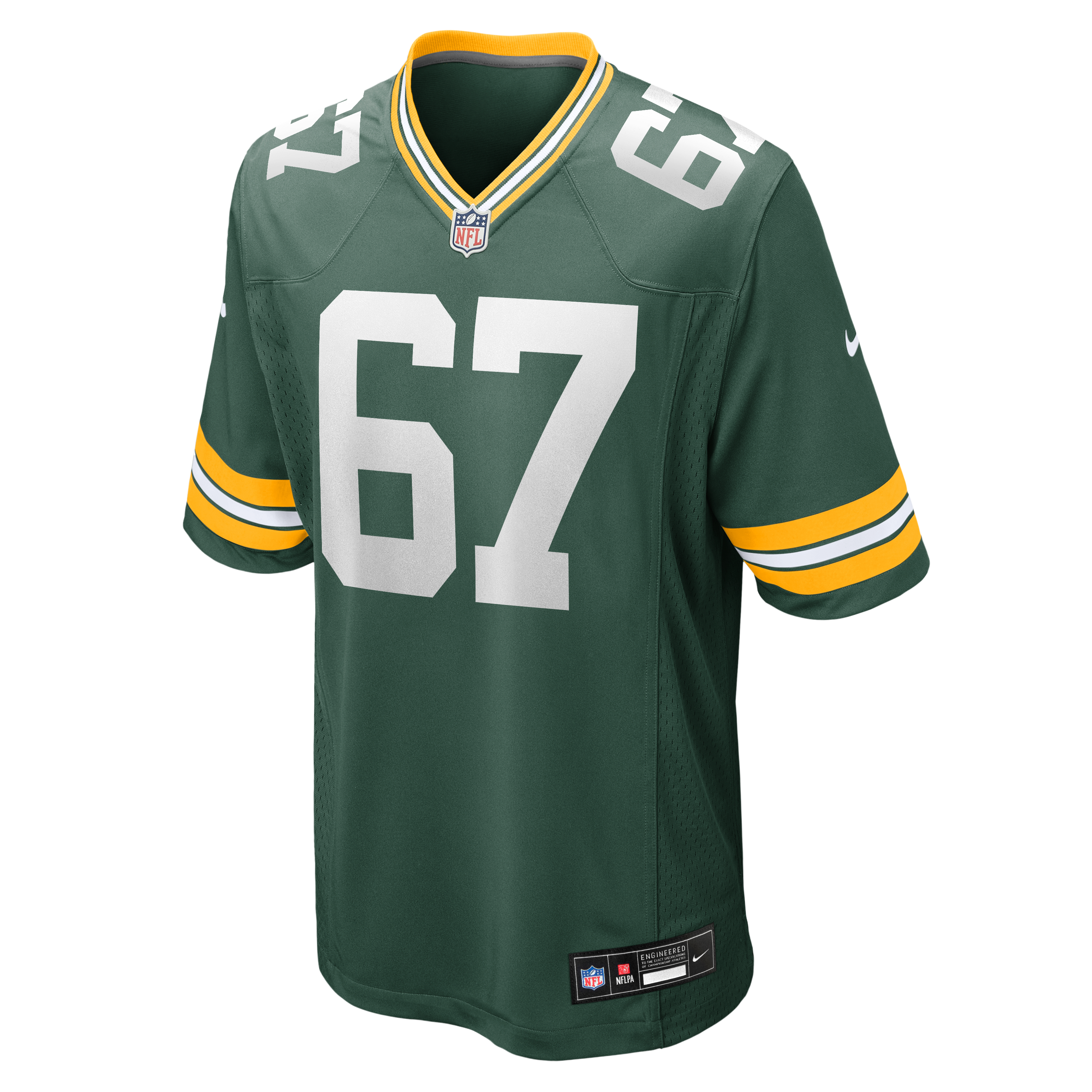 Donovan Jennings Green Bay Packers Team Game Jersey - Green - Image 3