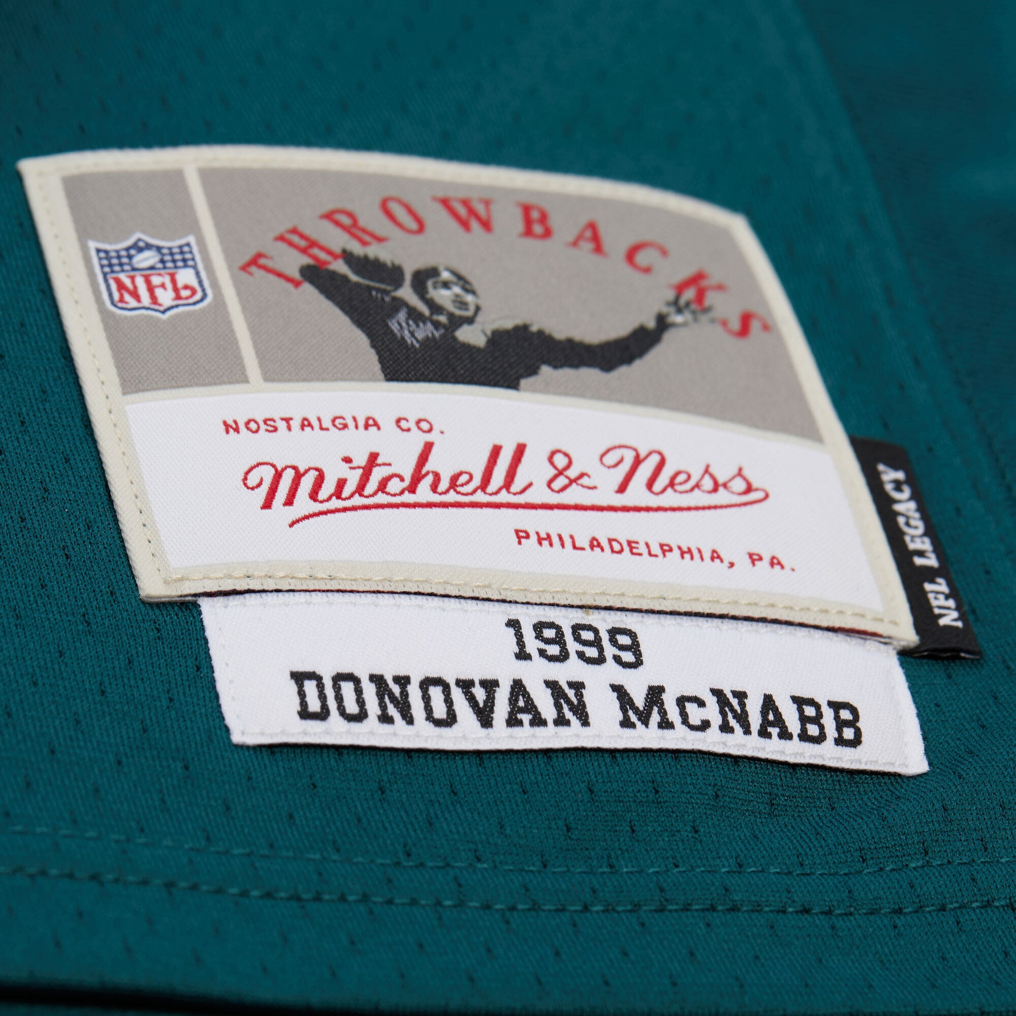 Donovan McNabb Philadelphia Eagles 1999 Legacy Jersey - Midnight Green - Image 6