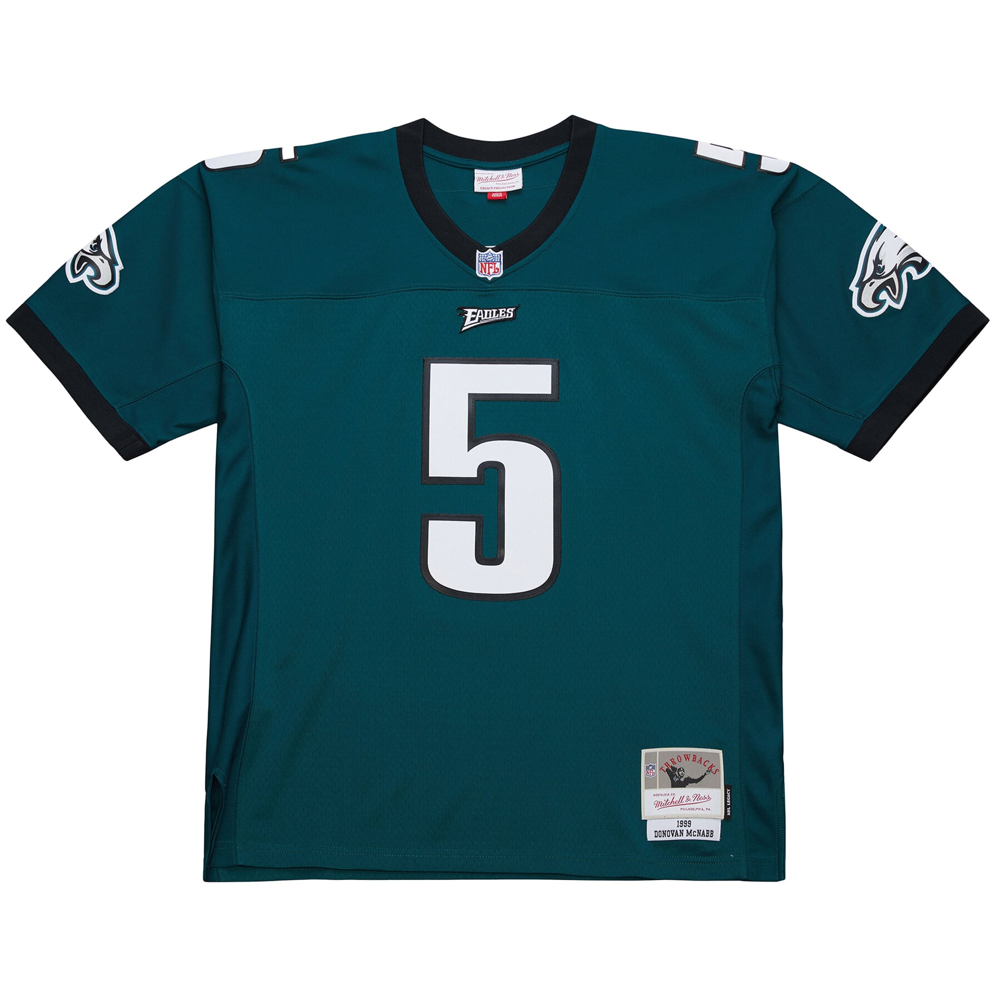 Donovan McNabb Philadelphia Eagles 1999 Legacy Jersey - Midnight Green - Image 3