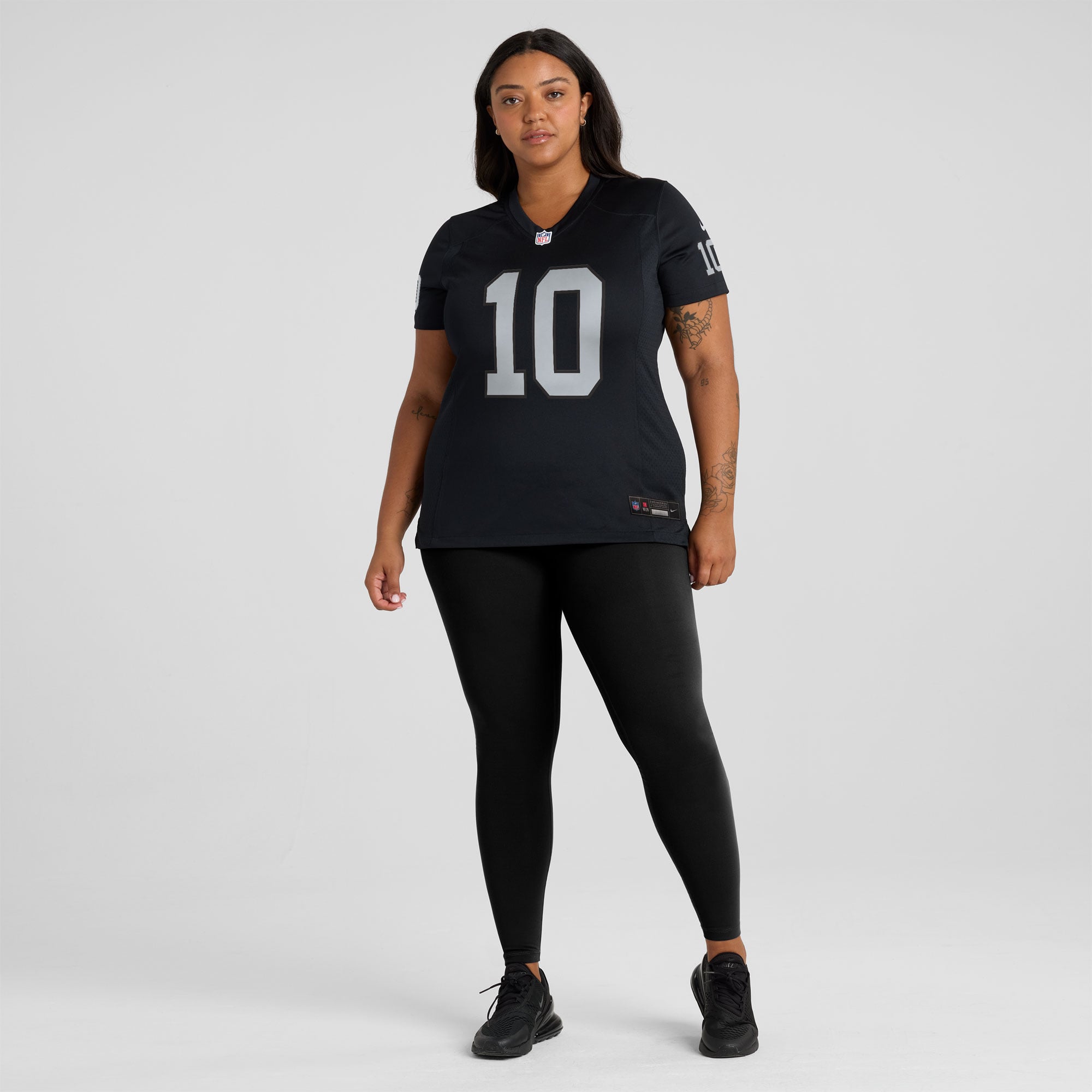 Dont'e Thornton Jr. Las Vegas Raiders Women's Team Game Jersey - Black - Image 7