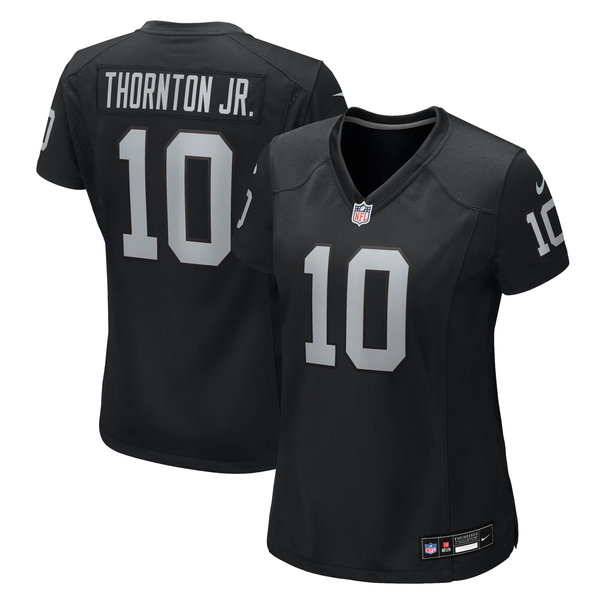 Dont'e Thornton Jr. Las Vegas Raiders Women's Team Game Jersey - Black - Image 2