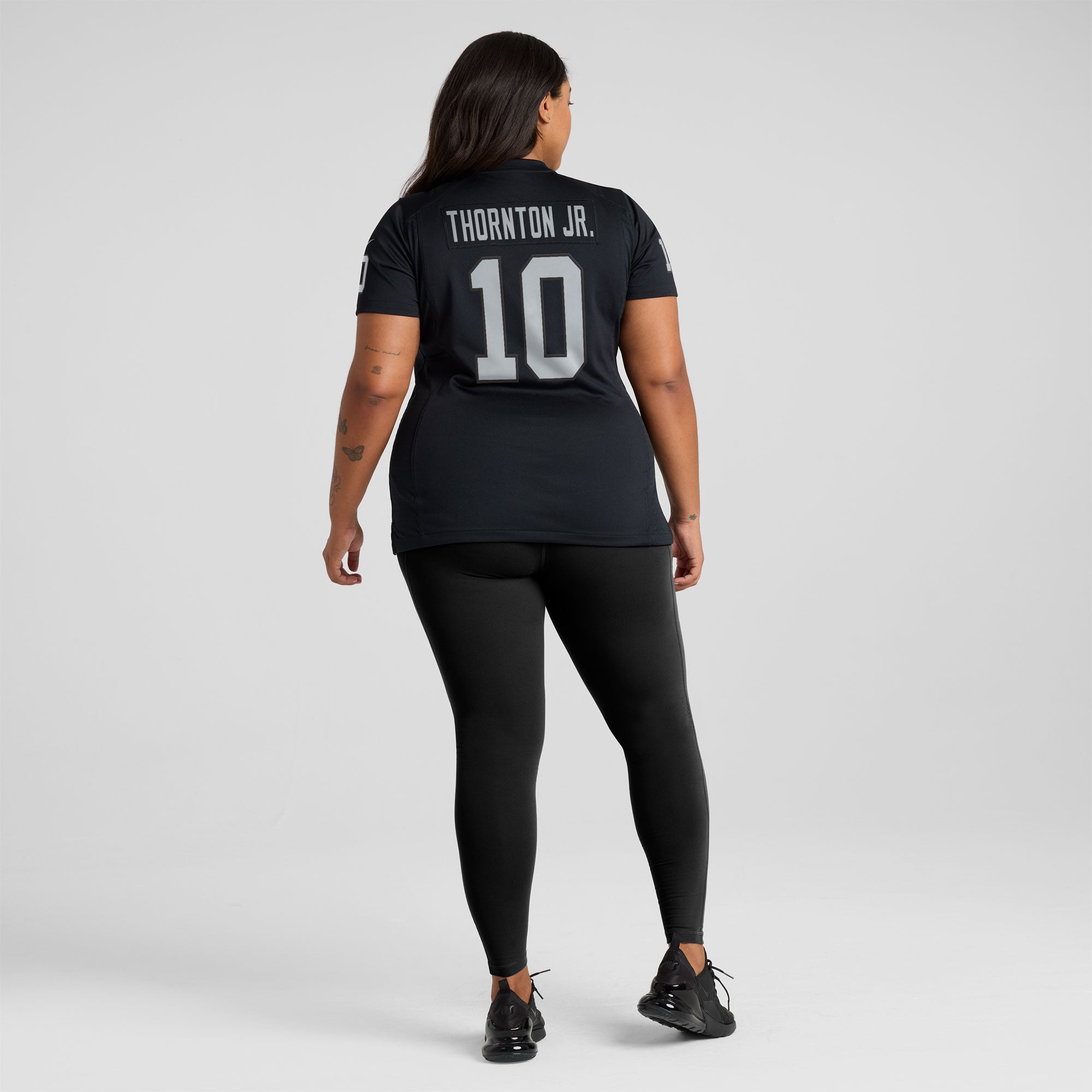 Dont'e Thornton Jr. Las Vegas Raiders Women's Team Game Jersey - Black - Image 8